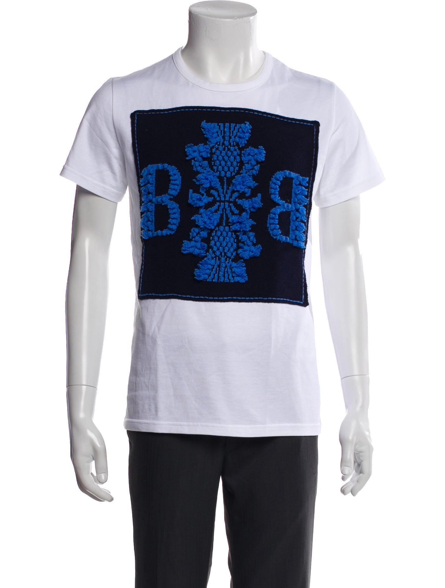 Barrie Graphic Print Crew Neck T-Shirt w/ Tags