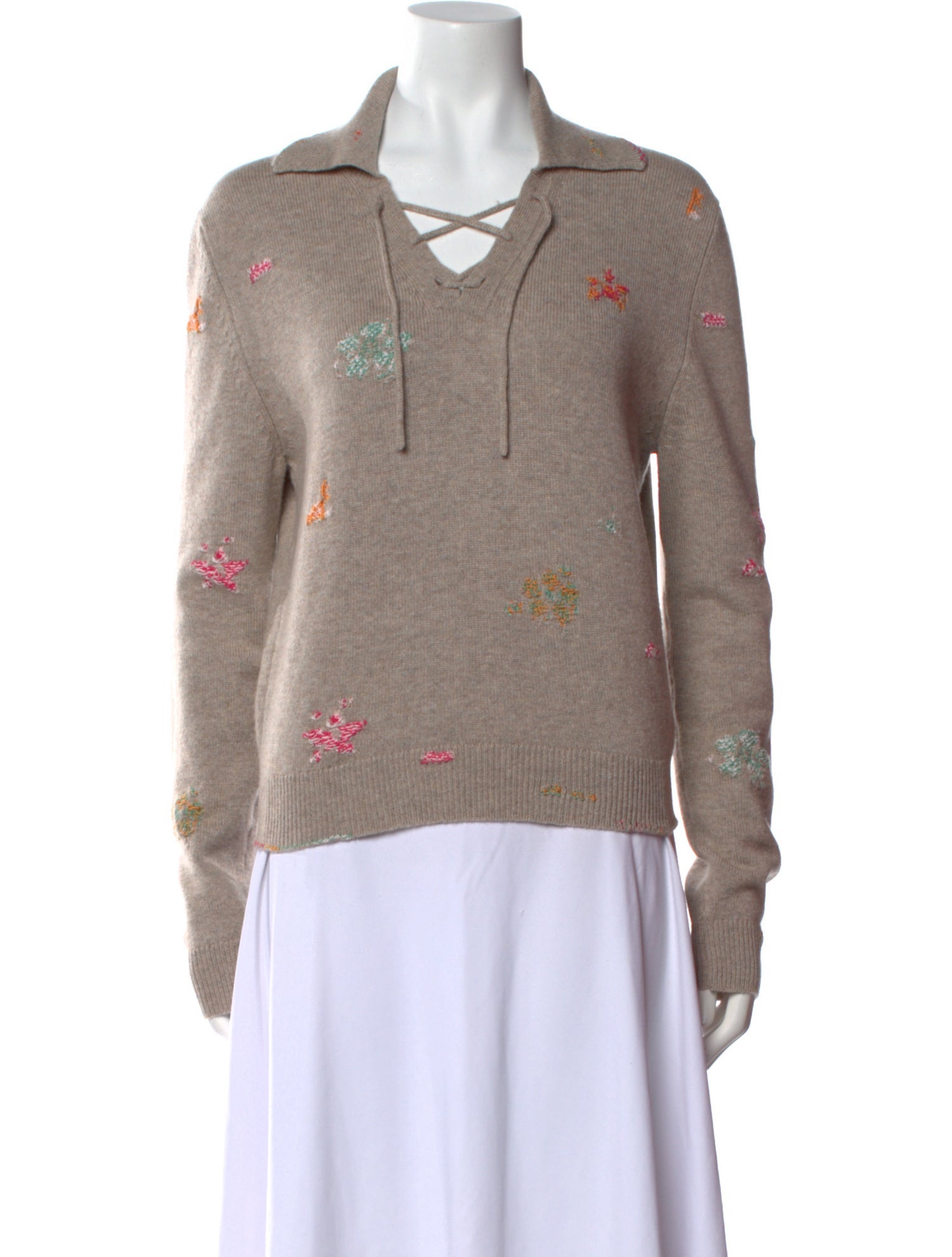 Barrie Cashmere Printed Sweater