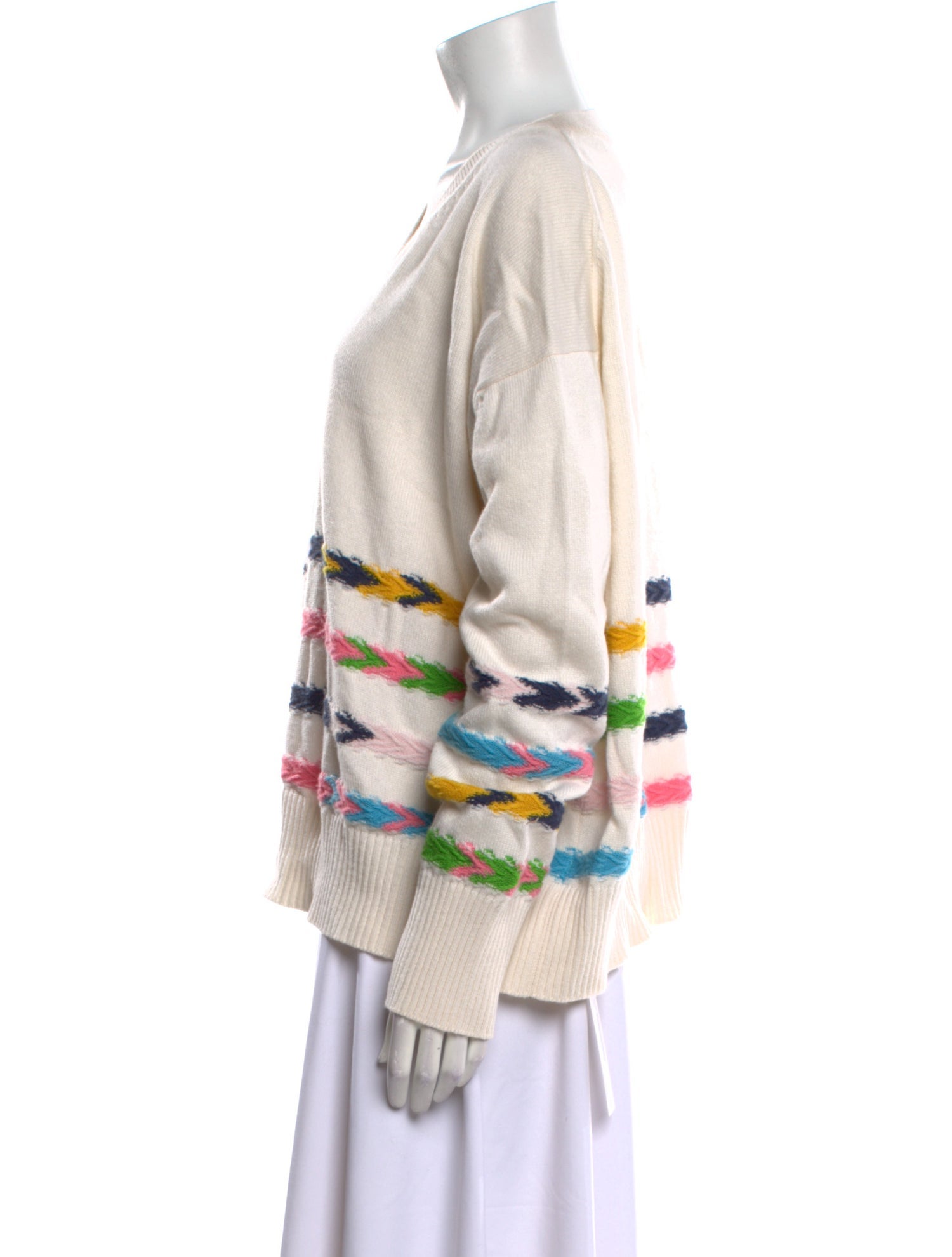 Barrie Cashmere Striped Sweater