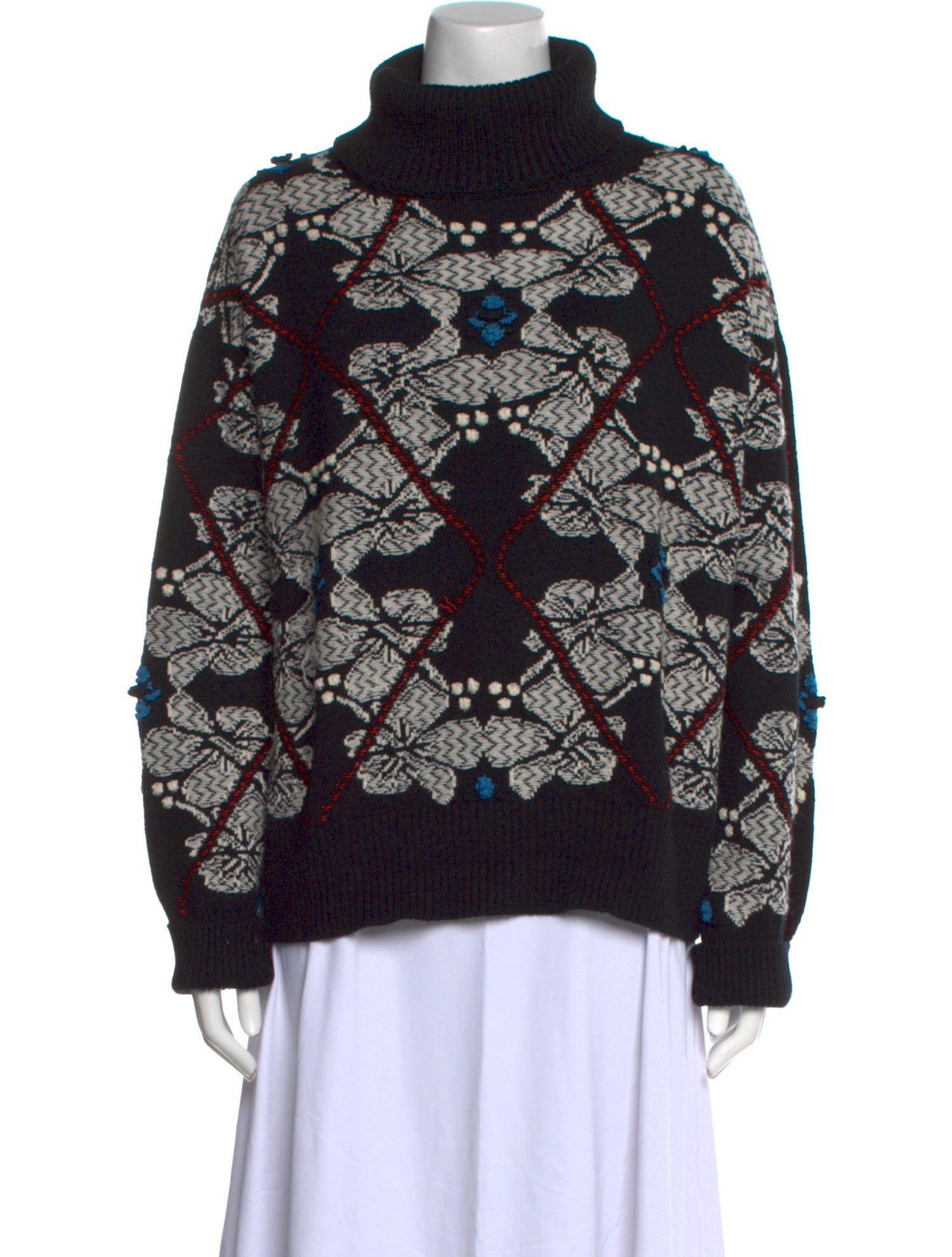 Barrie Cashmere Printed Sweater