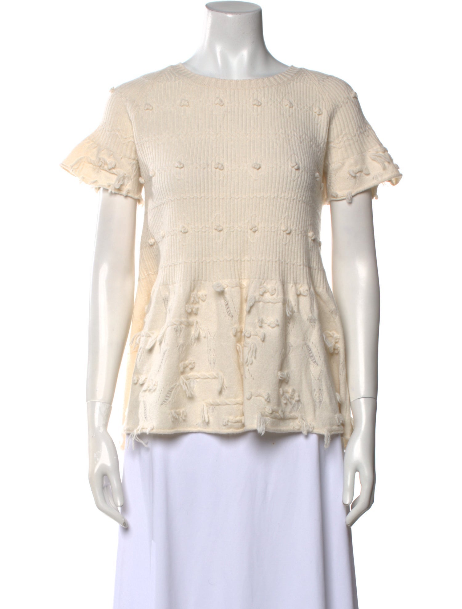 Barrie Cashmere Scoop Neck Sweater