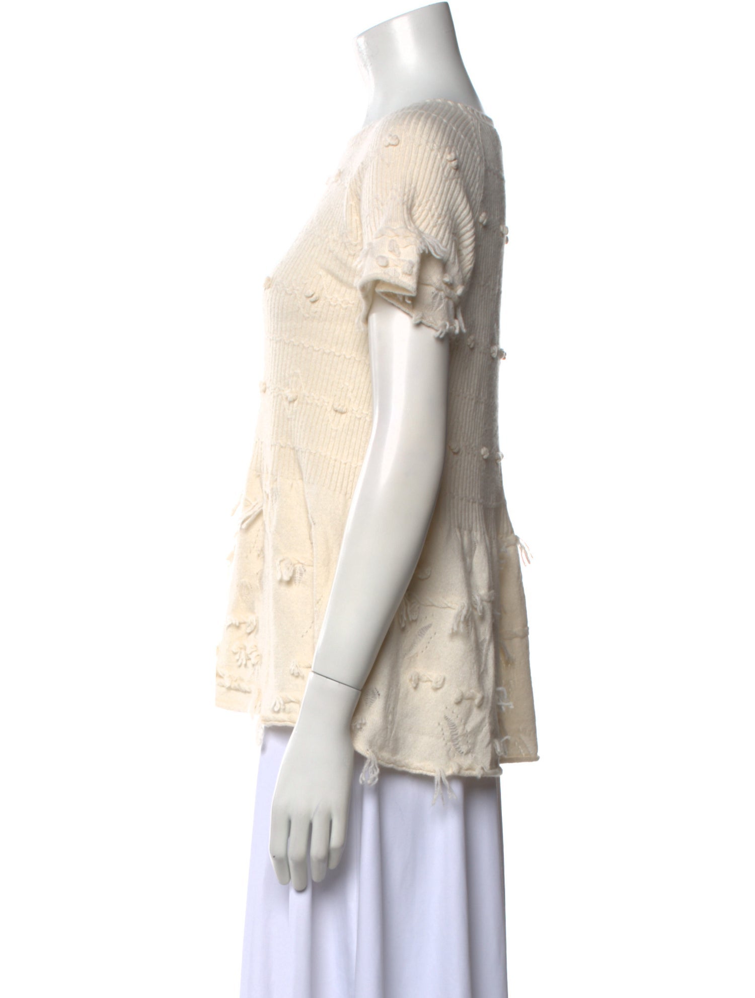 Barrie Cashmere Scoop Neck Sweater