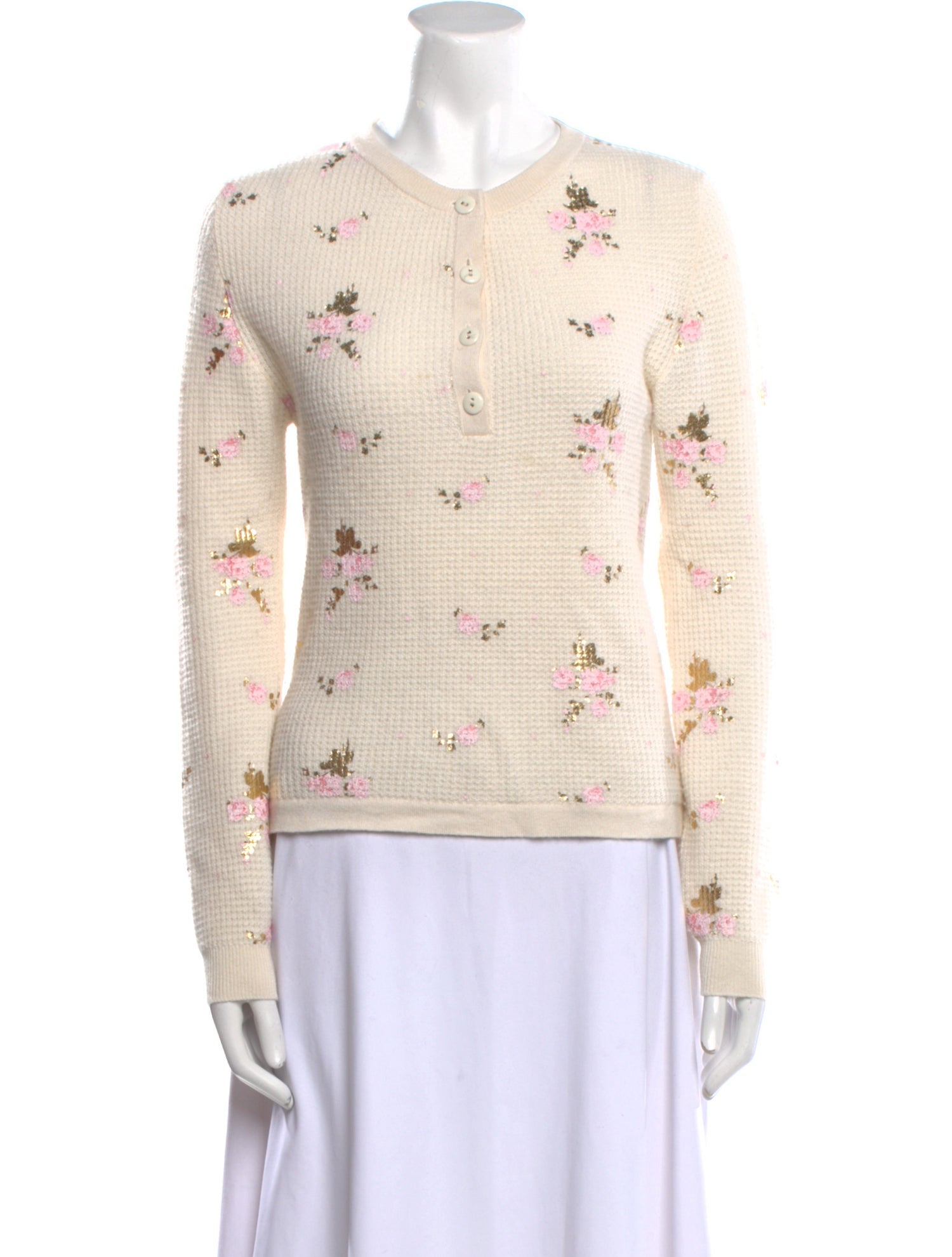 Barrie Cashmere Crew Neck Sweater