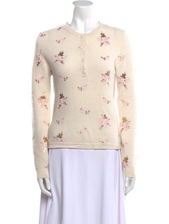 Barrie Cashmere Crew Neck Sweater