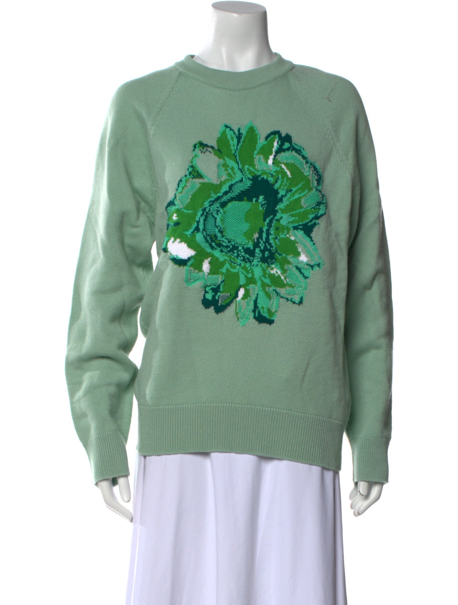 Barrie Cashmere Graphic Print Sweater