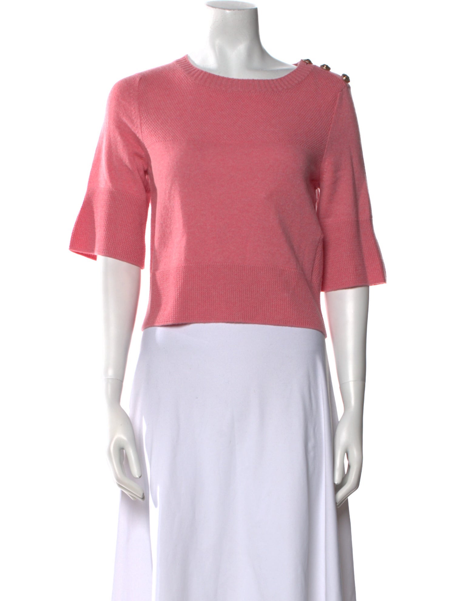 Barrie Cashmere Scoop Neck Sweater