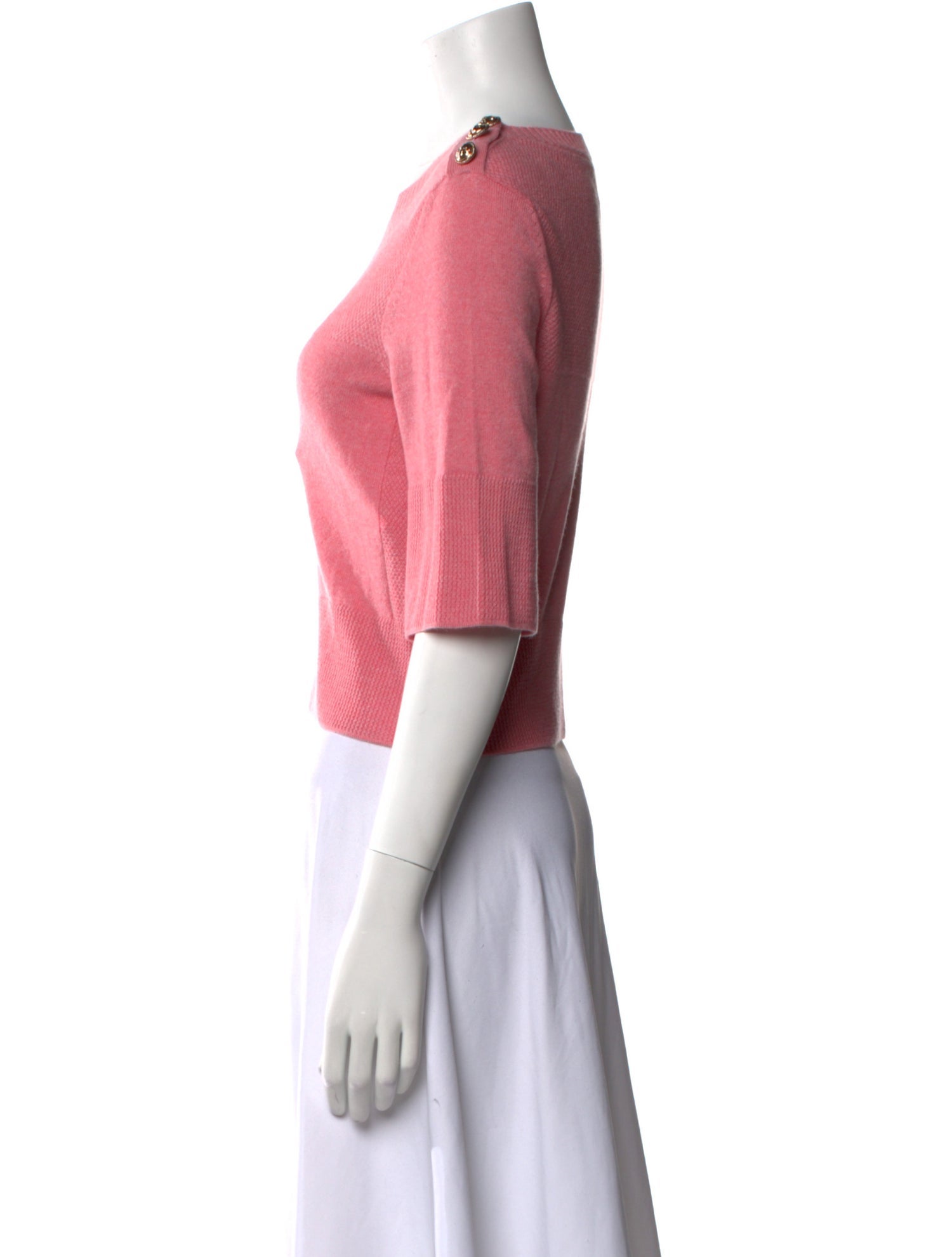 Barrie Cashmere Scoop Neck Sweater