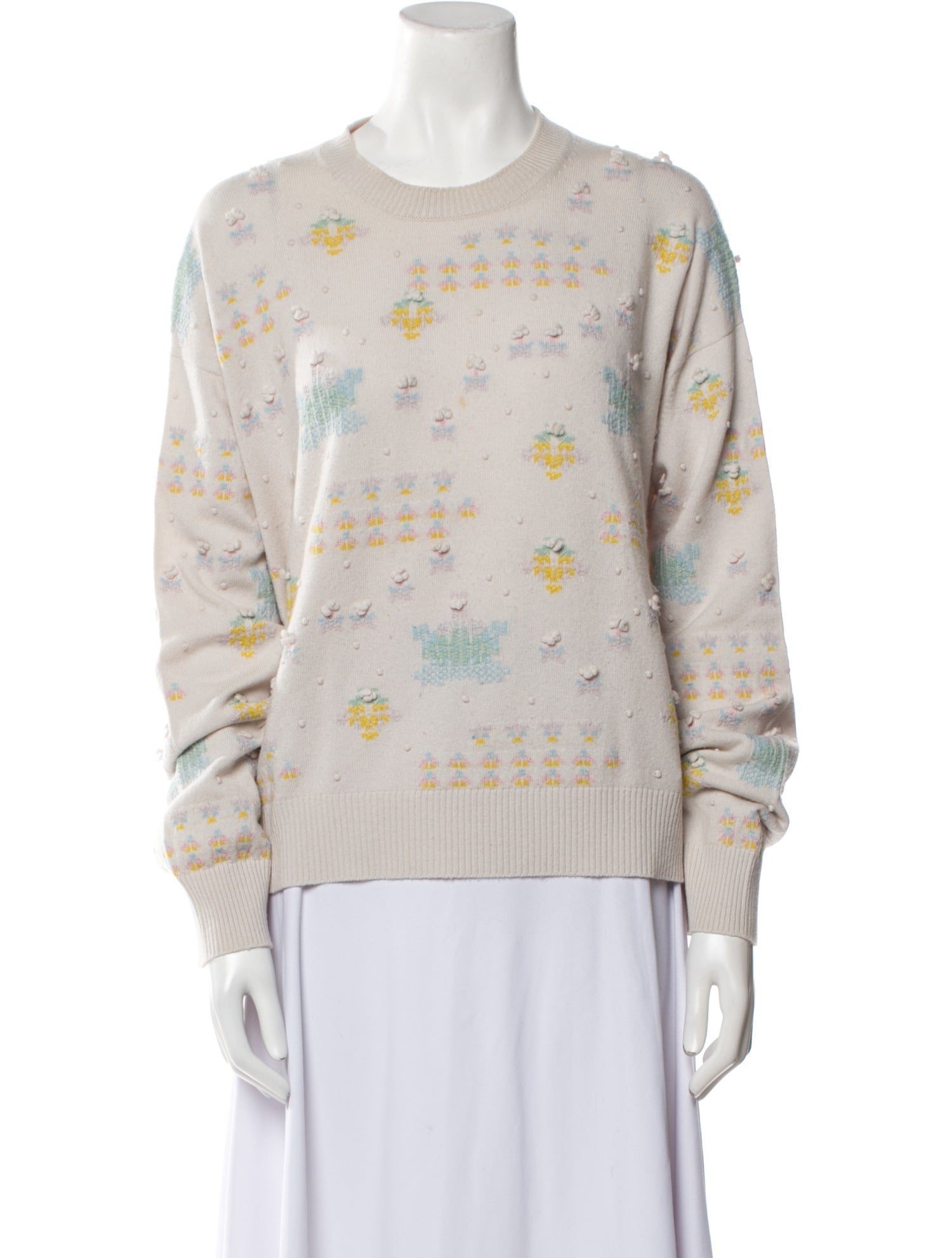 Barrie Cashmere Printed Sweater