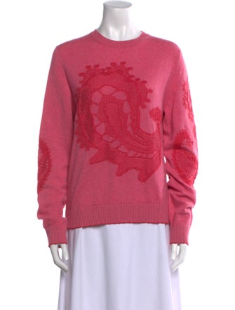 Barrie Cashmere Graphic Print Sweater