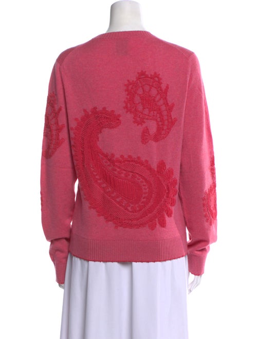 Barrie Cashmere Graphic Print Sweater