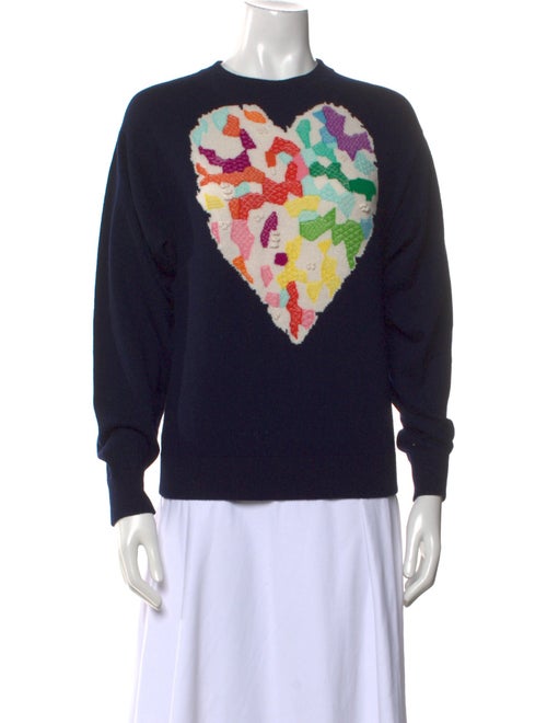 Barrie Cashmere Graphic Print Sweater