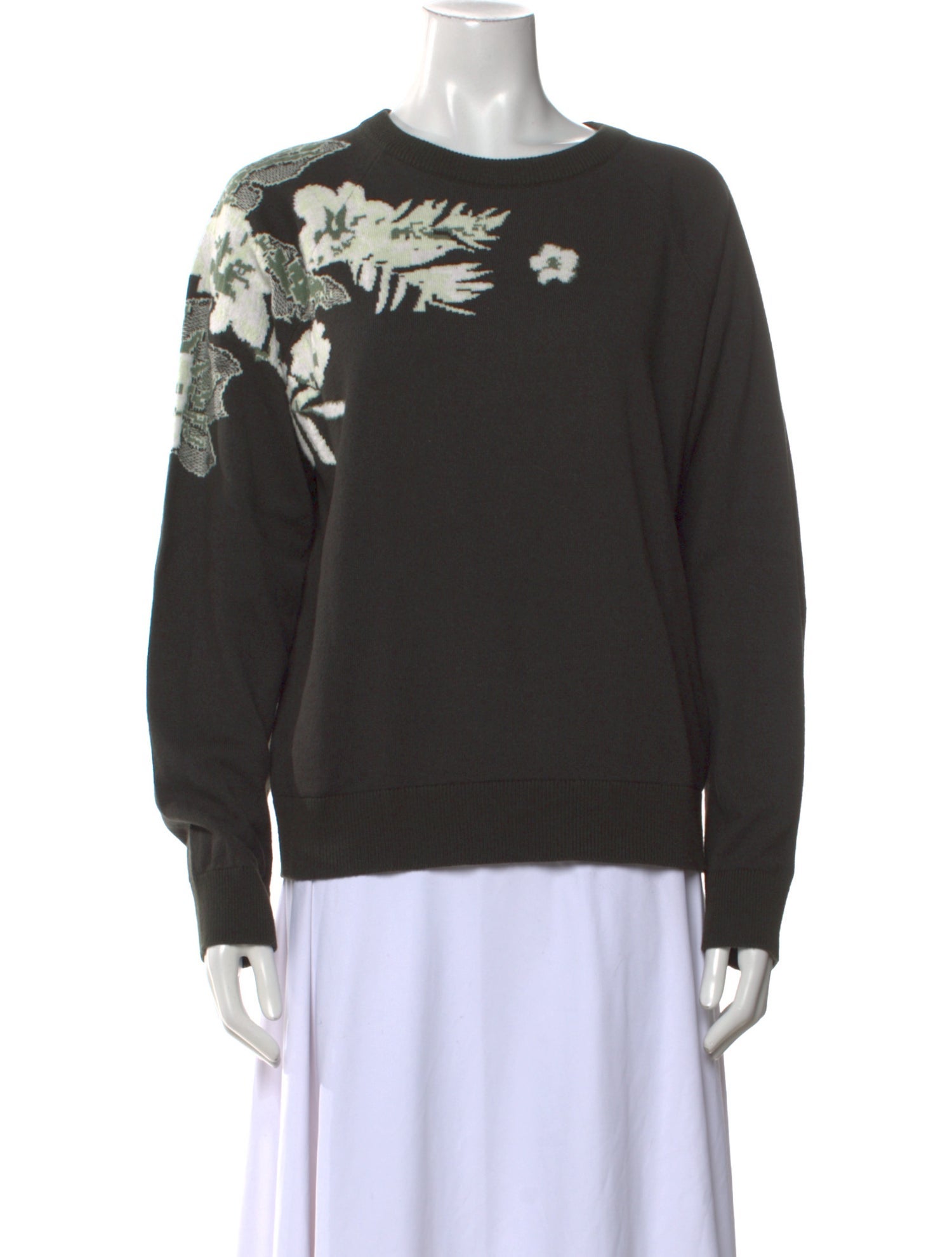 Barrie Cashmere Graphic Print Sweater