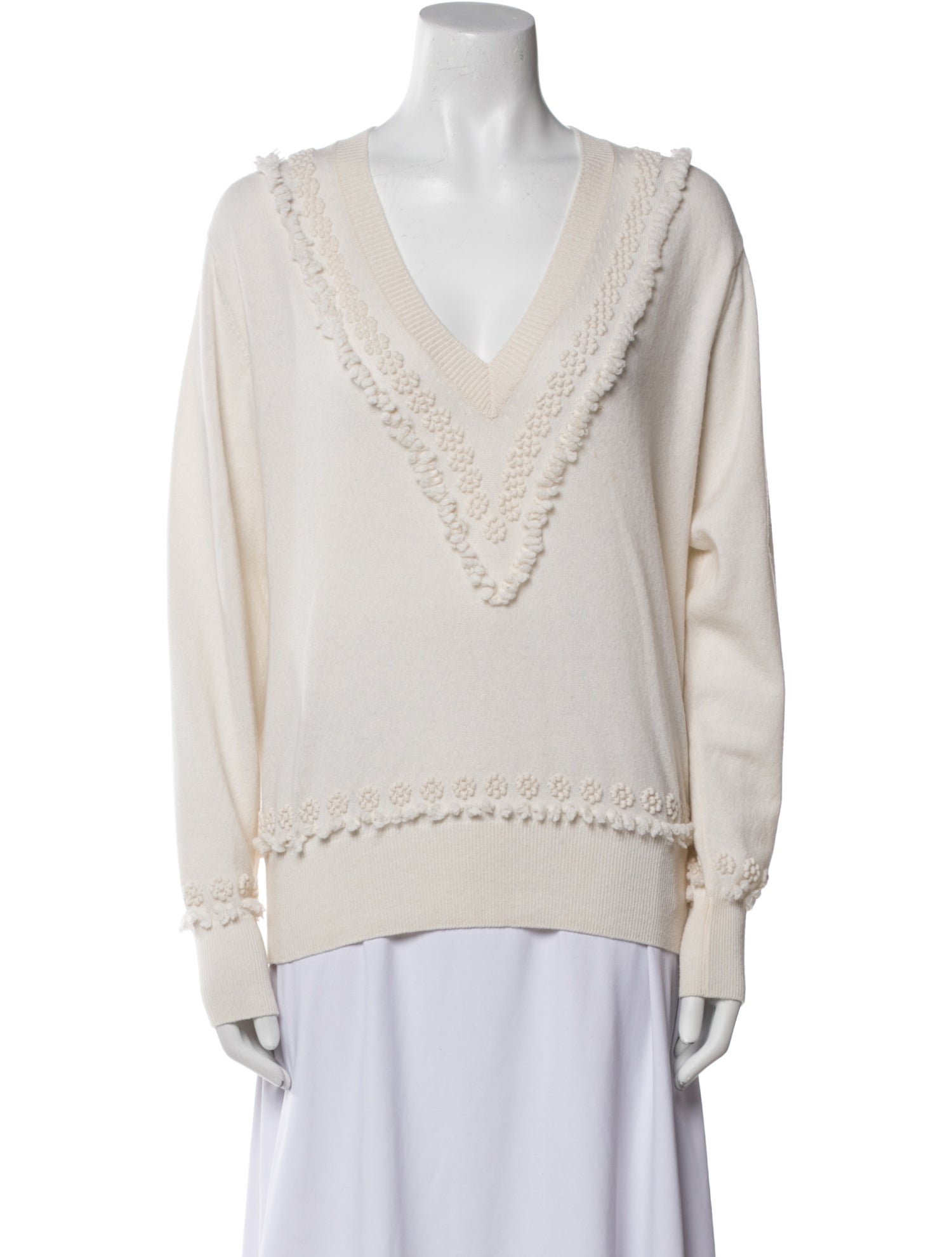Barrie Cashmere V-Neck Sweater