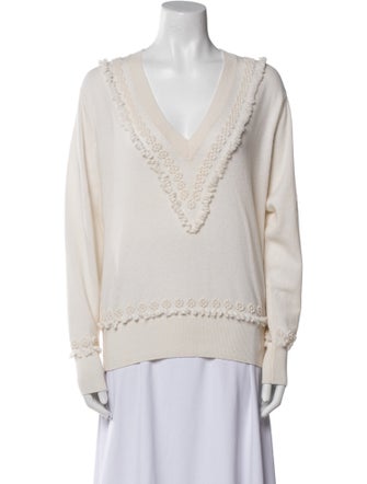 Barrie Cashmere V-Neck Sweater
