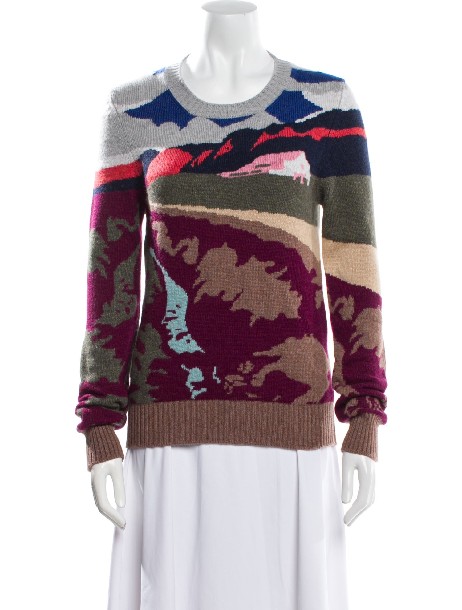 Barrie Cashmere Printed Sweater
