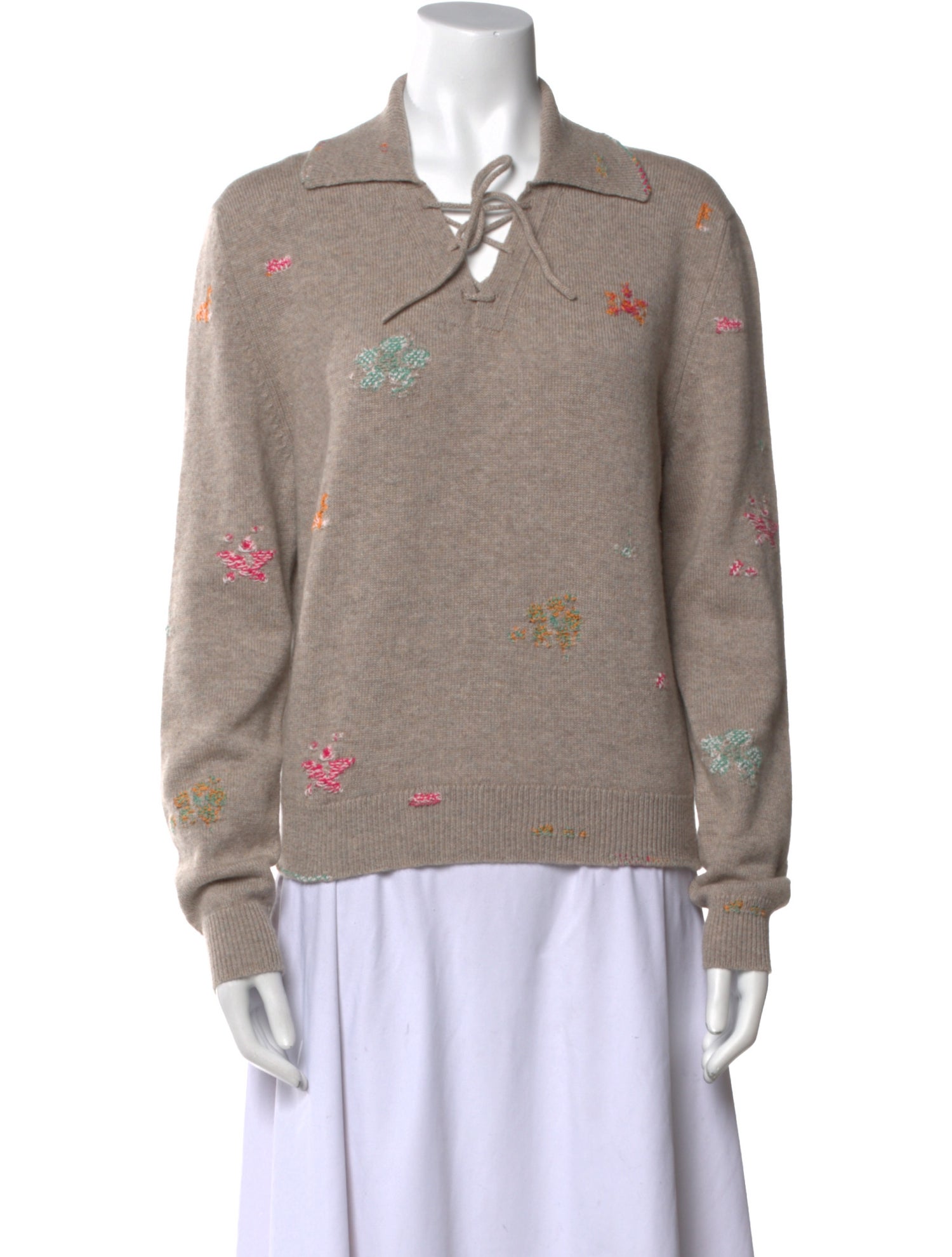 Barrie Cashmere Printed Sweater