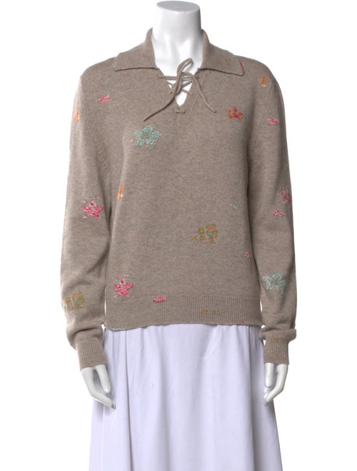 Barrie Cashmere Printed Sweater