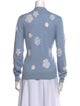 Barrie Cashmere Floral Print Sweater