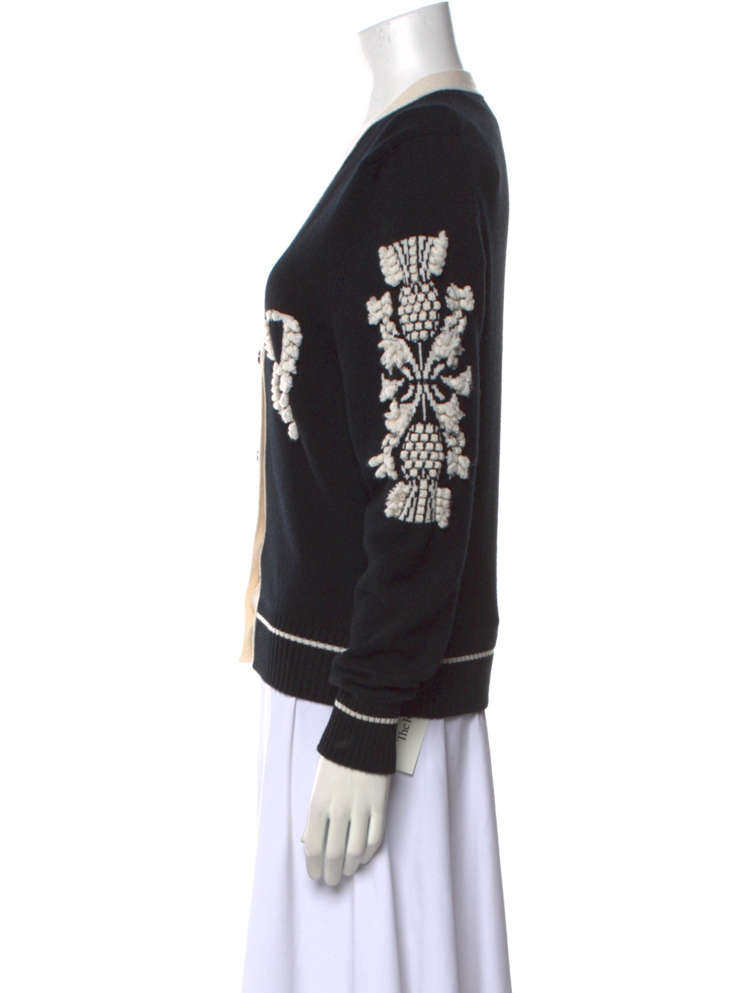 Barrie Cashmere Printed Sweater