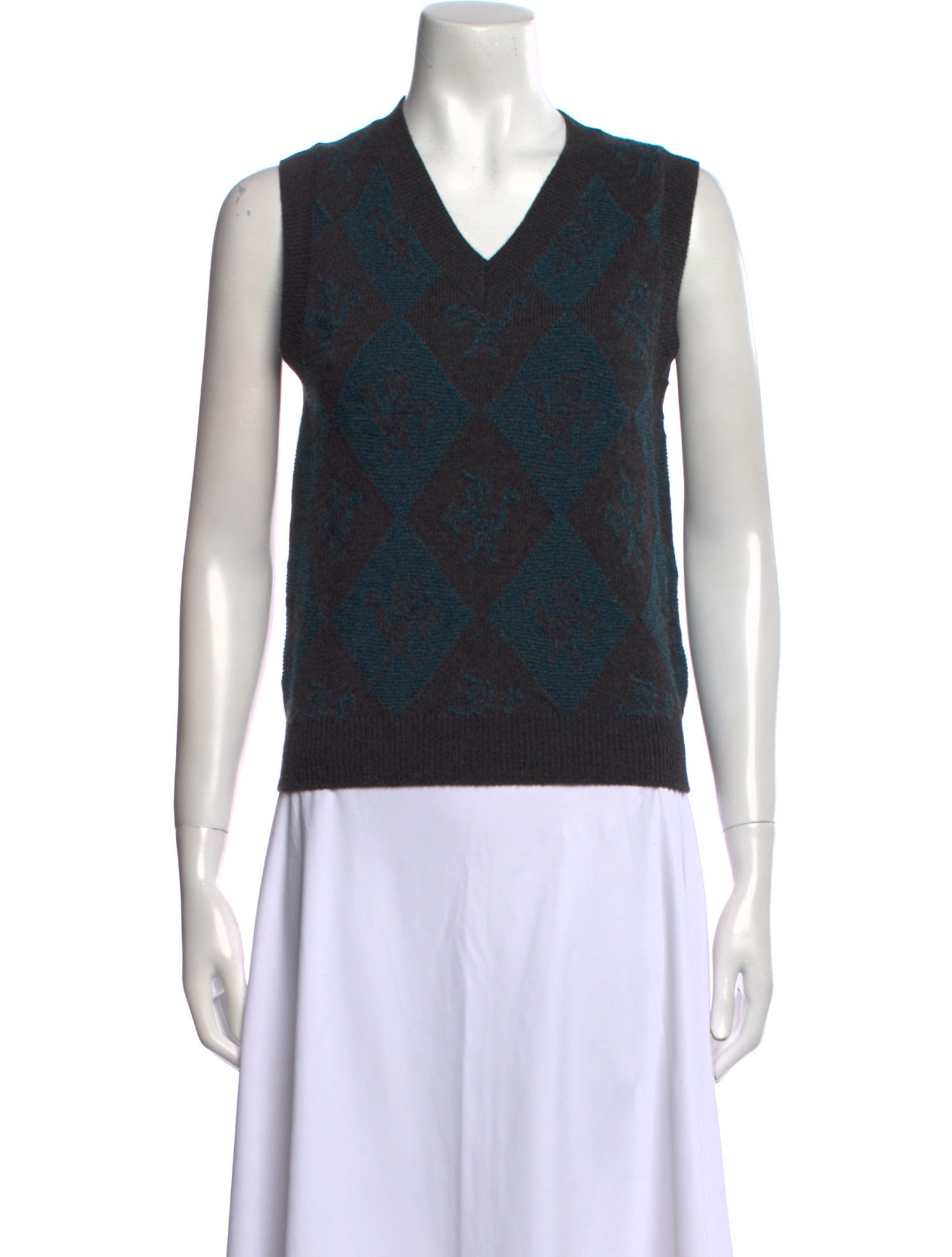 Barrie Cashmere Printed Sweater