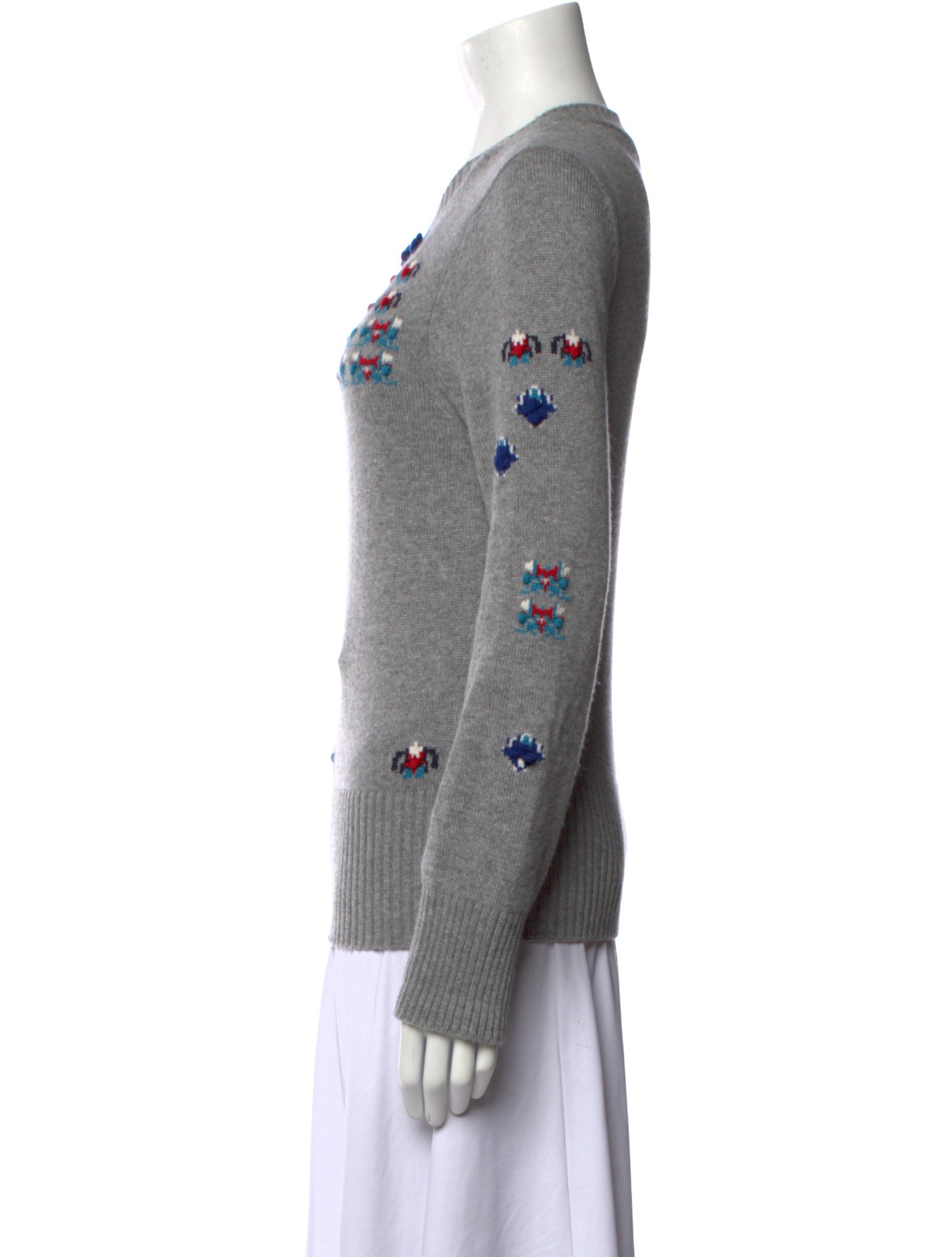 Barrie Cashmere Printed Sweater