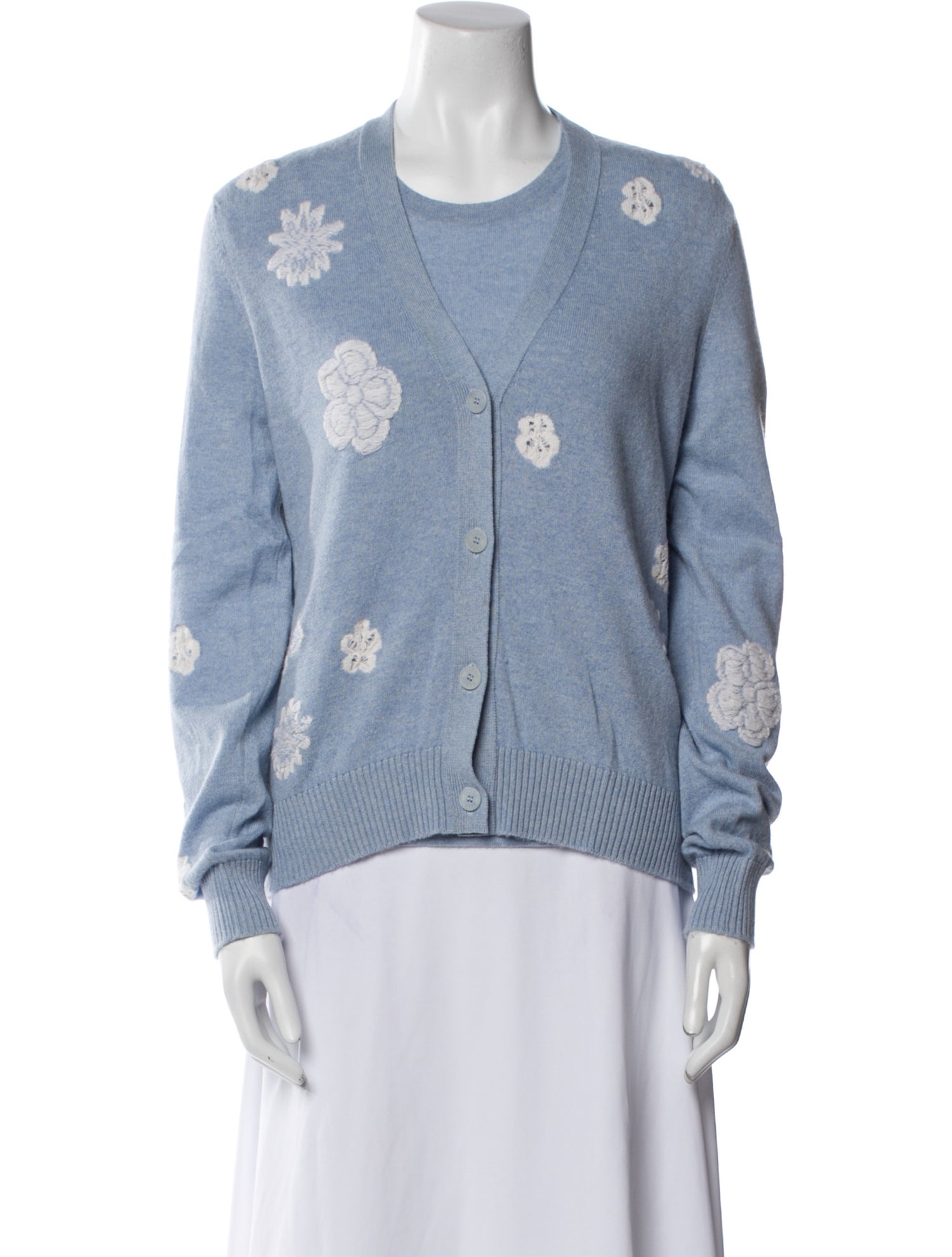Barrie Cashmere Floral Print Set