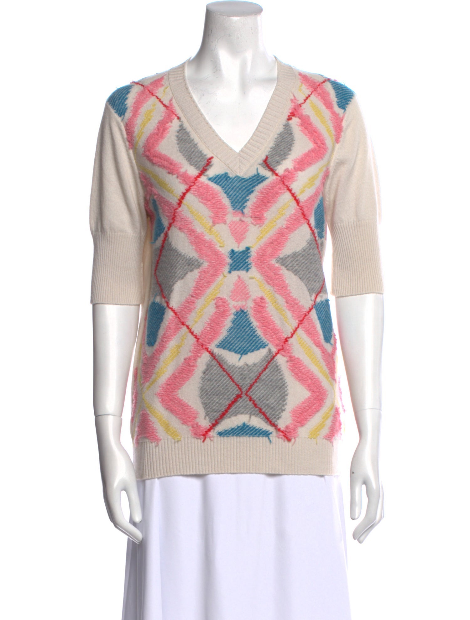 Barrie Cashmere Printed Sweater