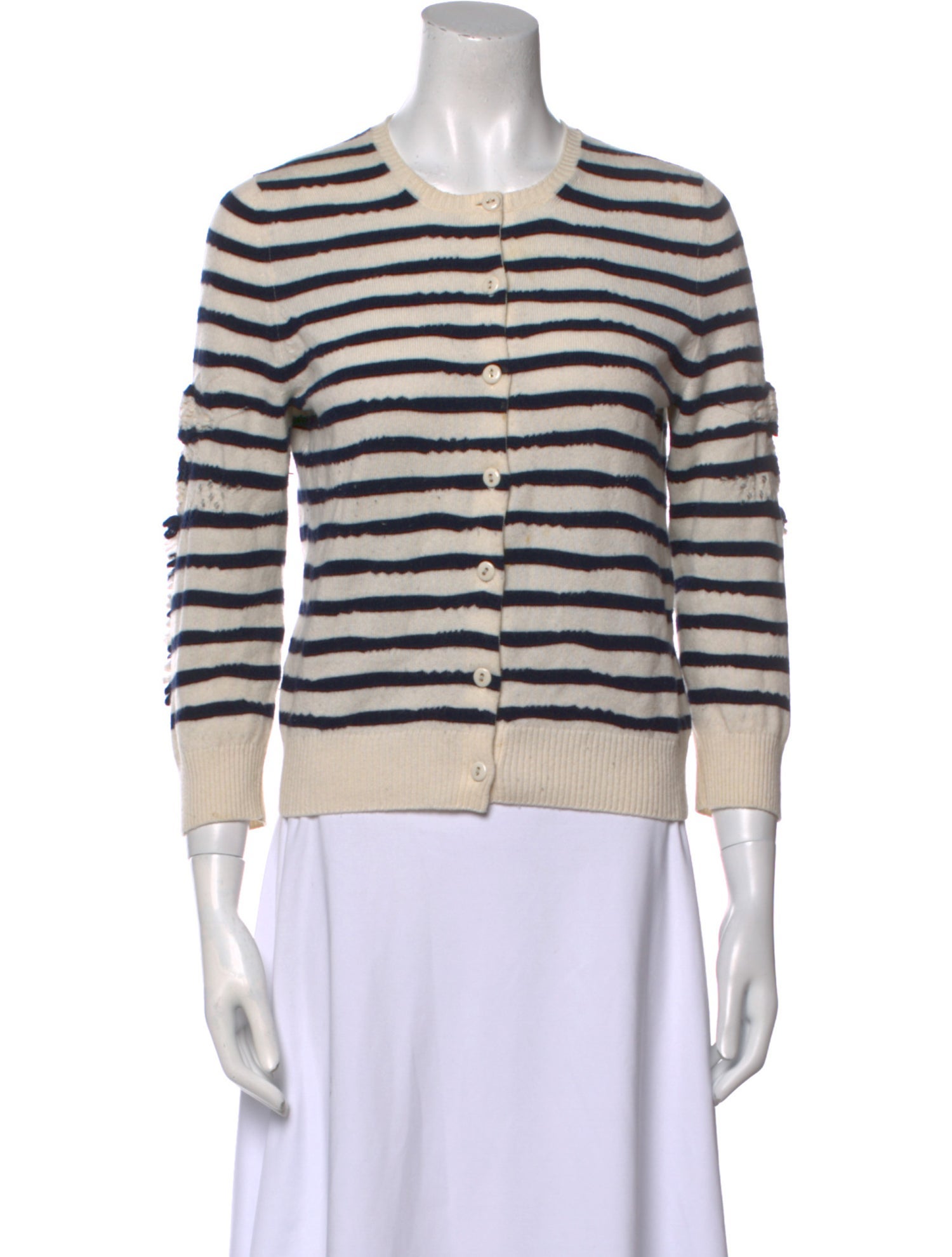 Barrie Cashmere Striped Sweater