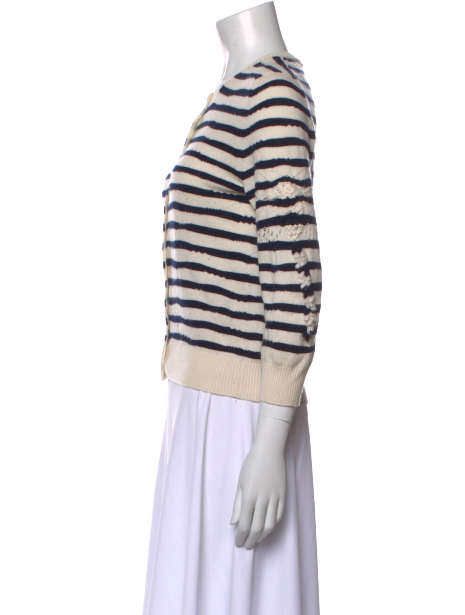 Barrie Cashmere Striped Sweater