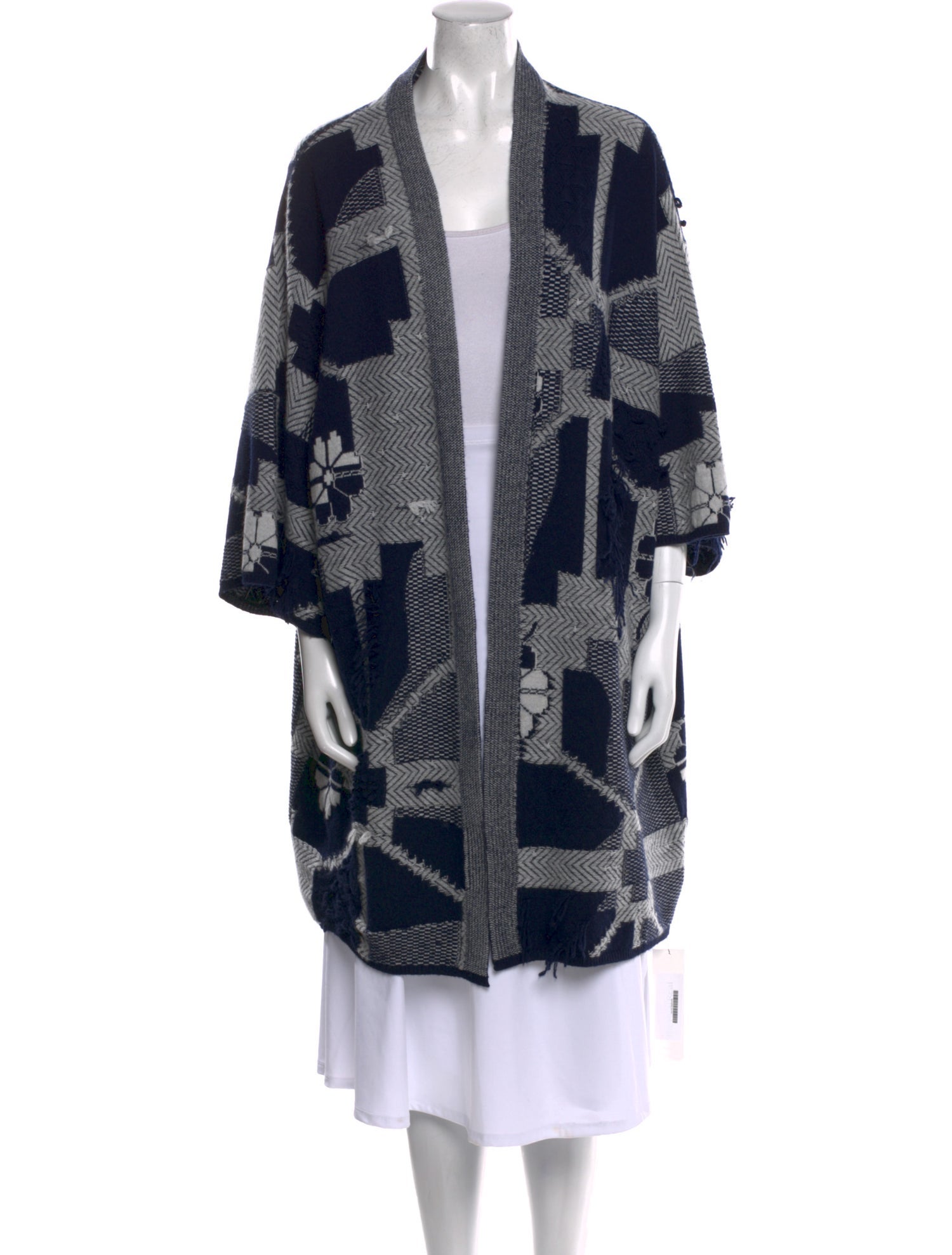 Barrie Cashmere Floral Print Sweater