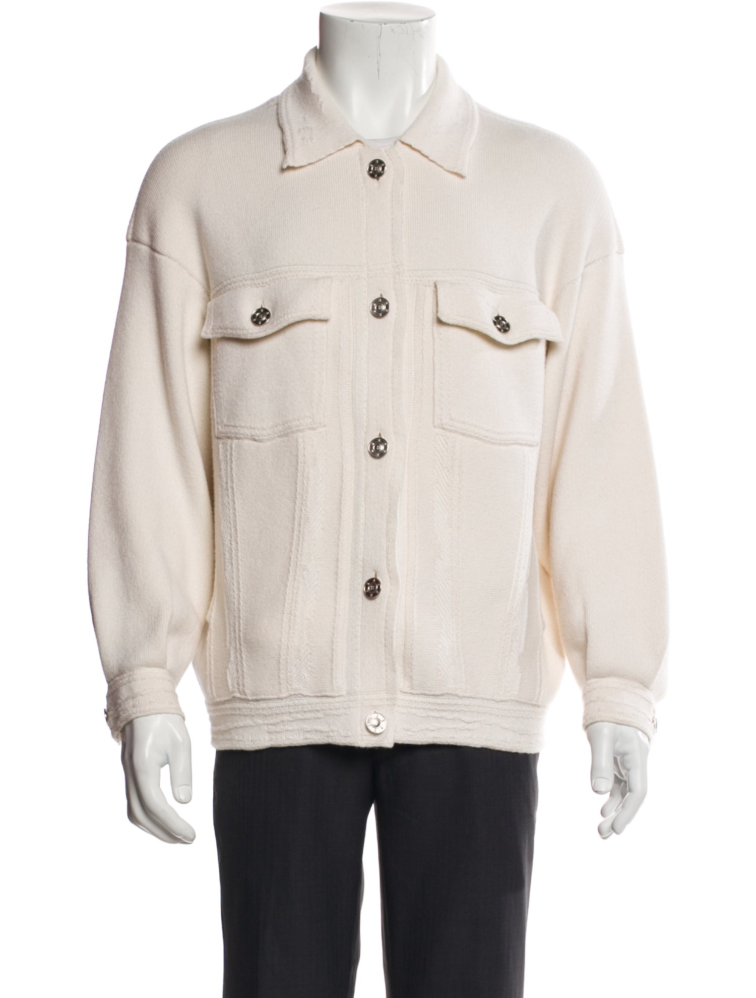 Barrie Collar Long Sleeve Cardigan