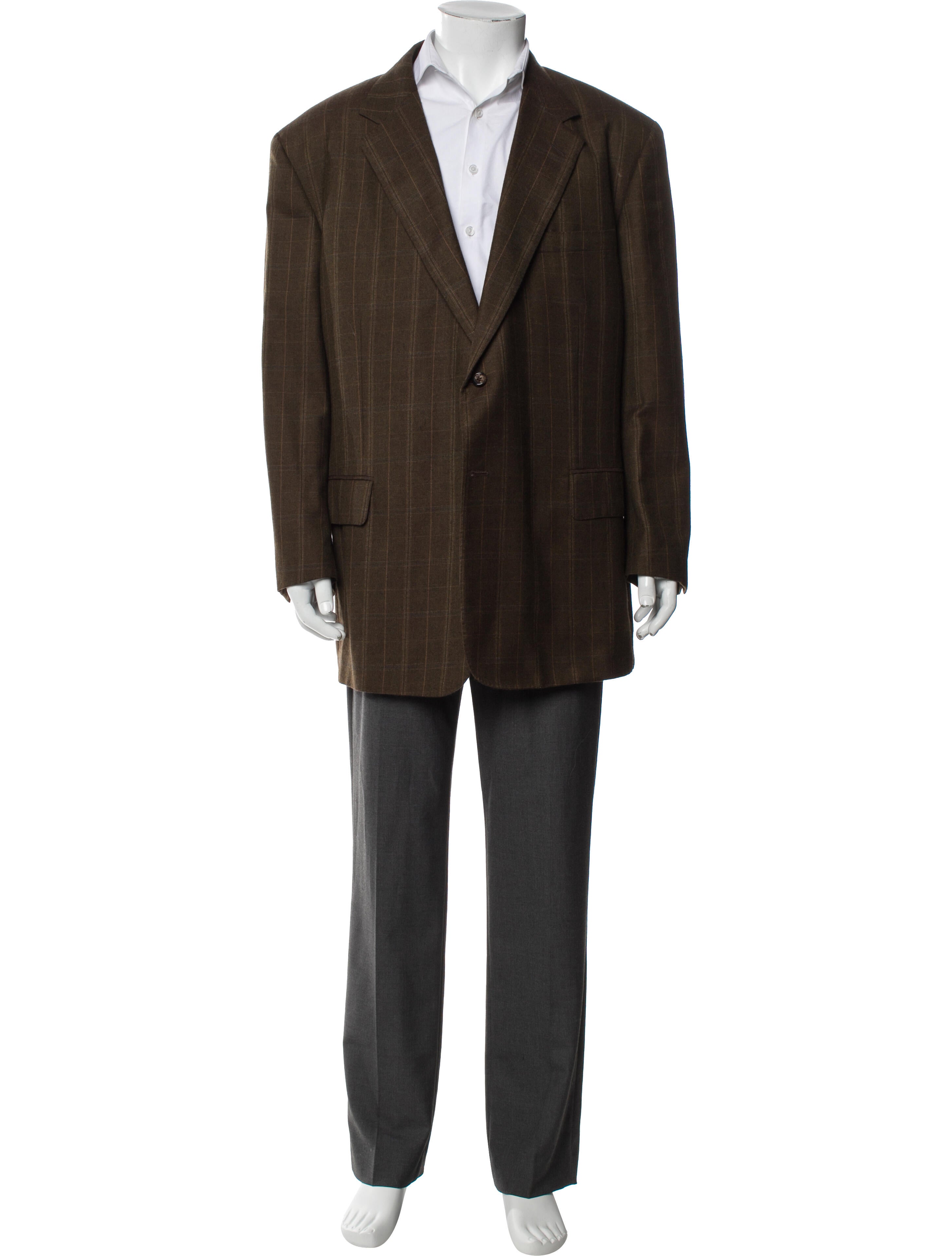 Barrie Cashmere Plaid Print Blazer