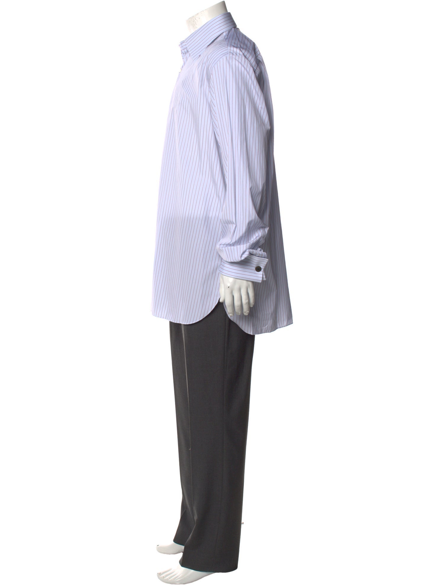 Battaglia Striped Long Sleeve Dress Shirt