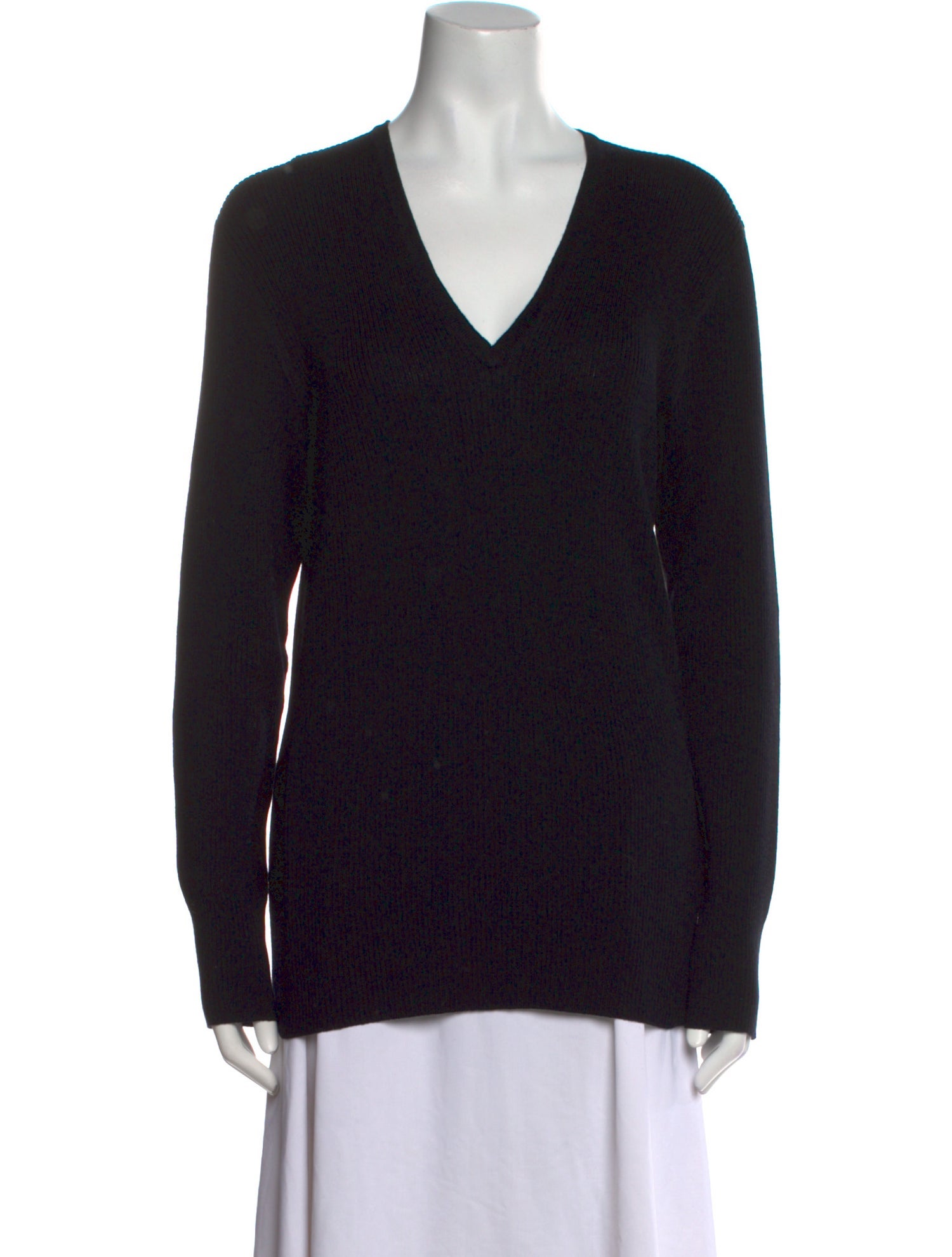 Battaglia Wool V-Neck Sweater