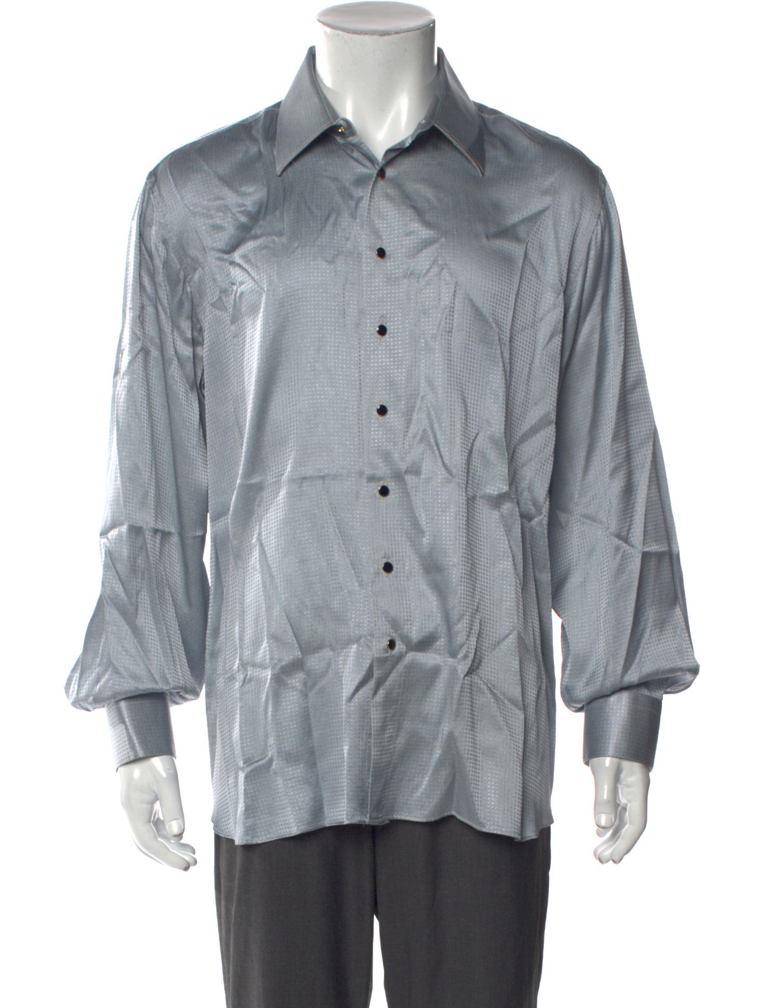 Battaglia Silk Long Sleeve Dress Shirt