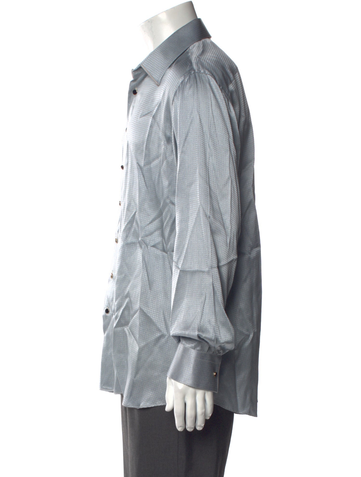 Battaglia Silk Long Sleeve Dress Shirt