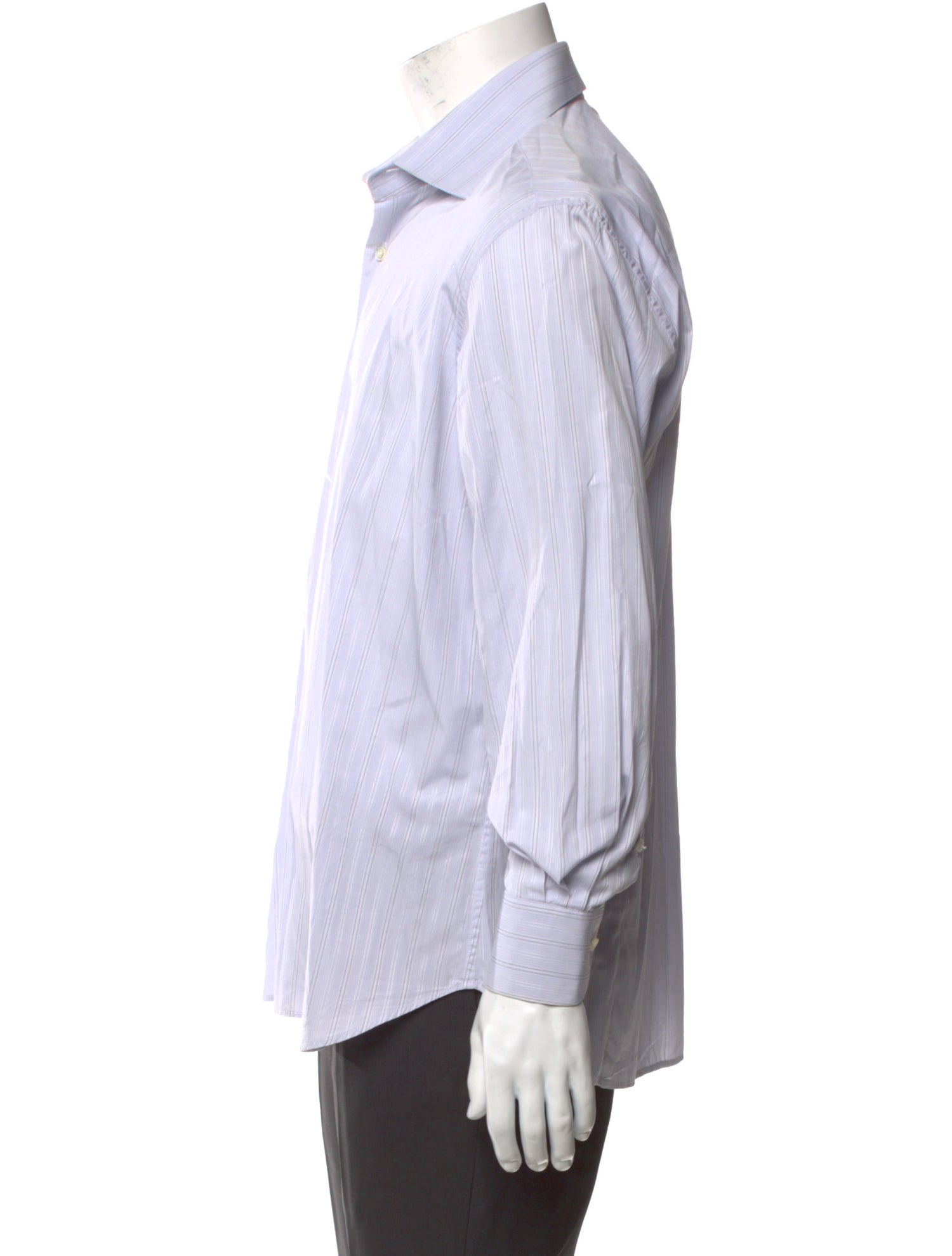 Battaglia Striped Long Sleeve Dress Shirt