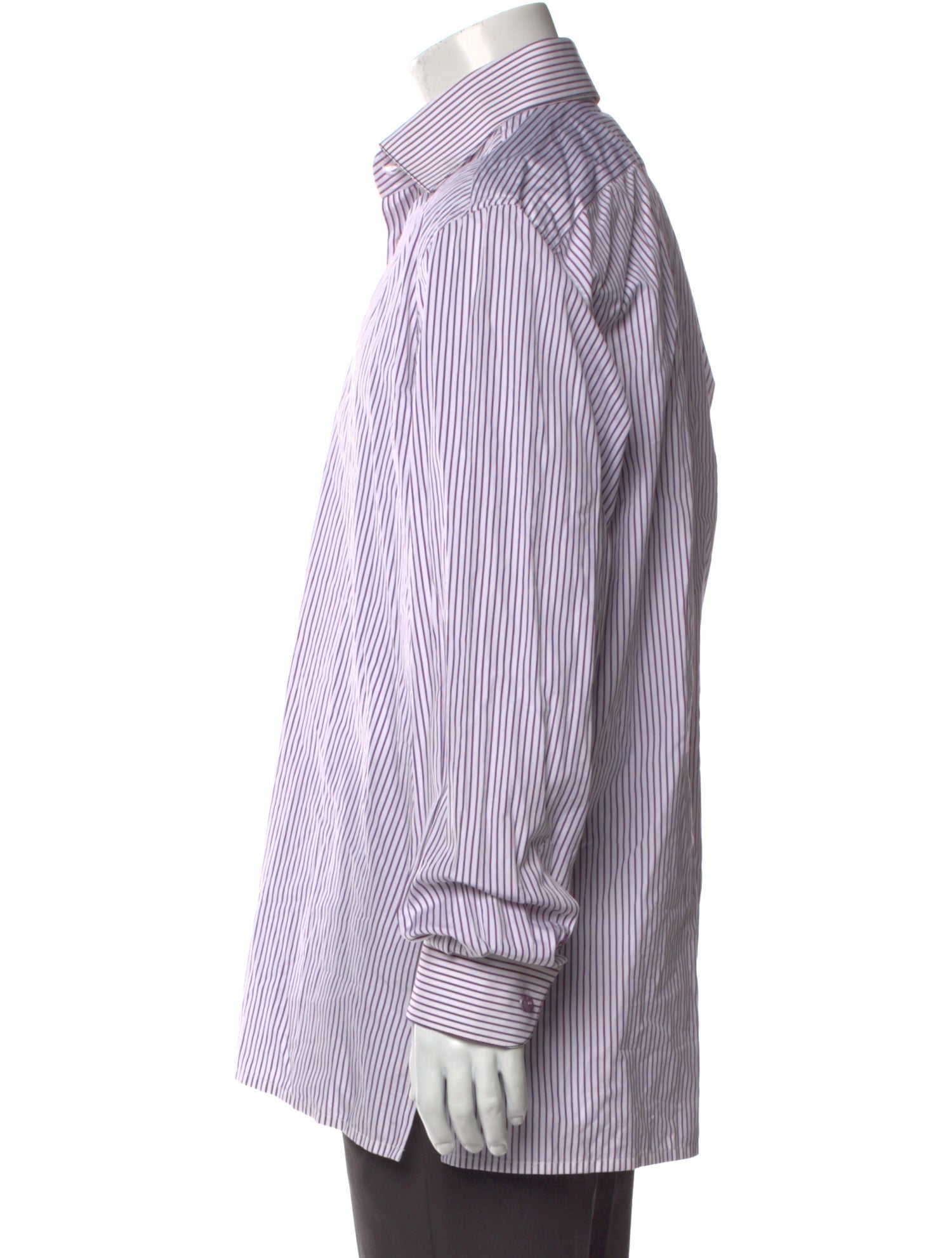 Battaglia Striped Long Sleeve Dress Shirt