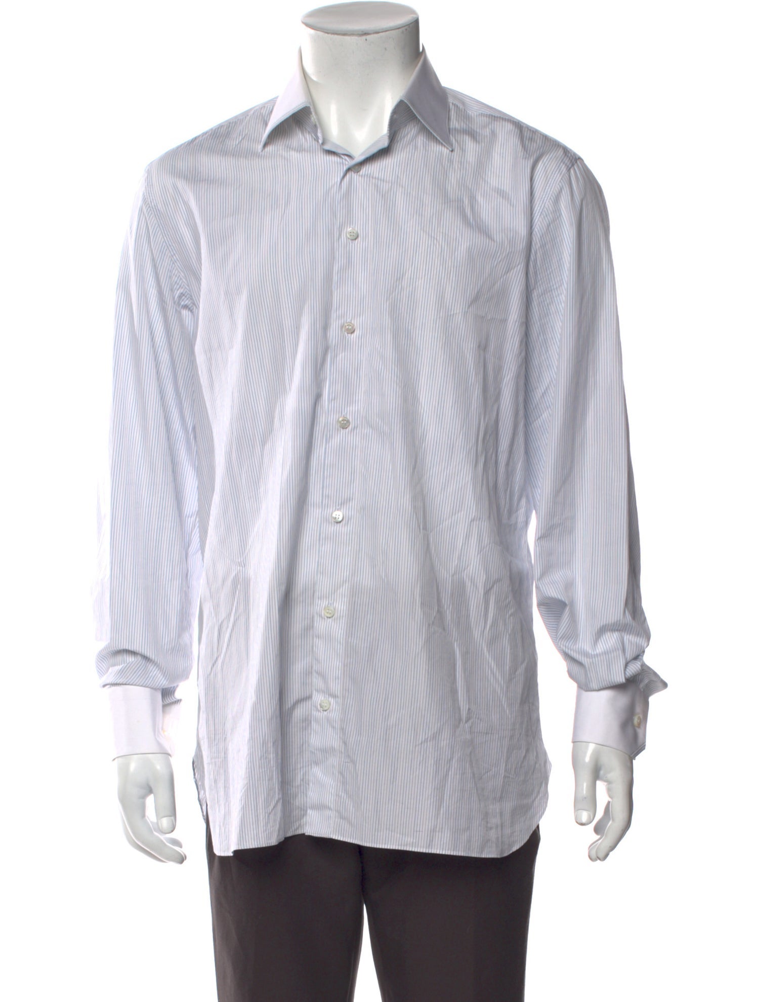Battaglia Striped Long Sleeve Dress Shirt