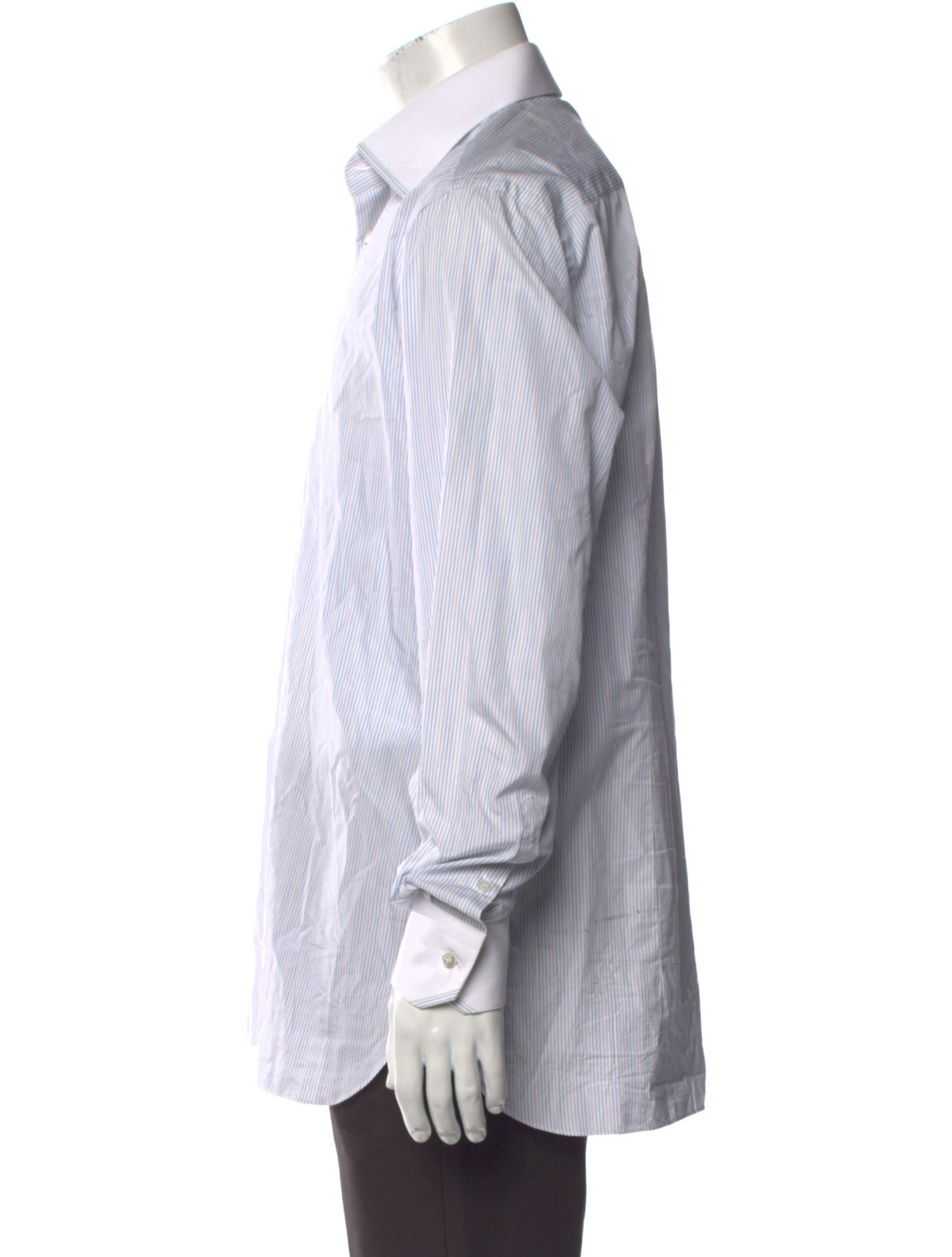 Battaglia Striped Long Sleeve Dress Shirt