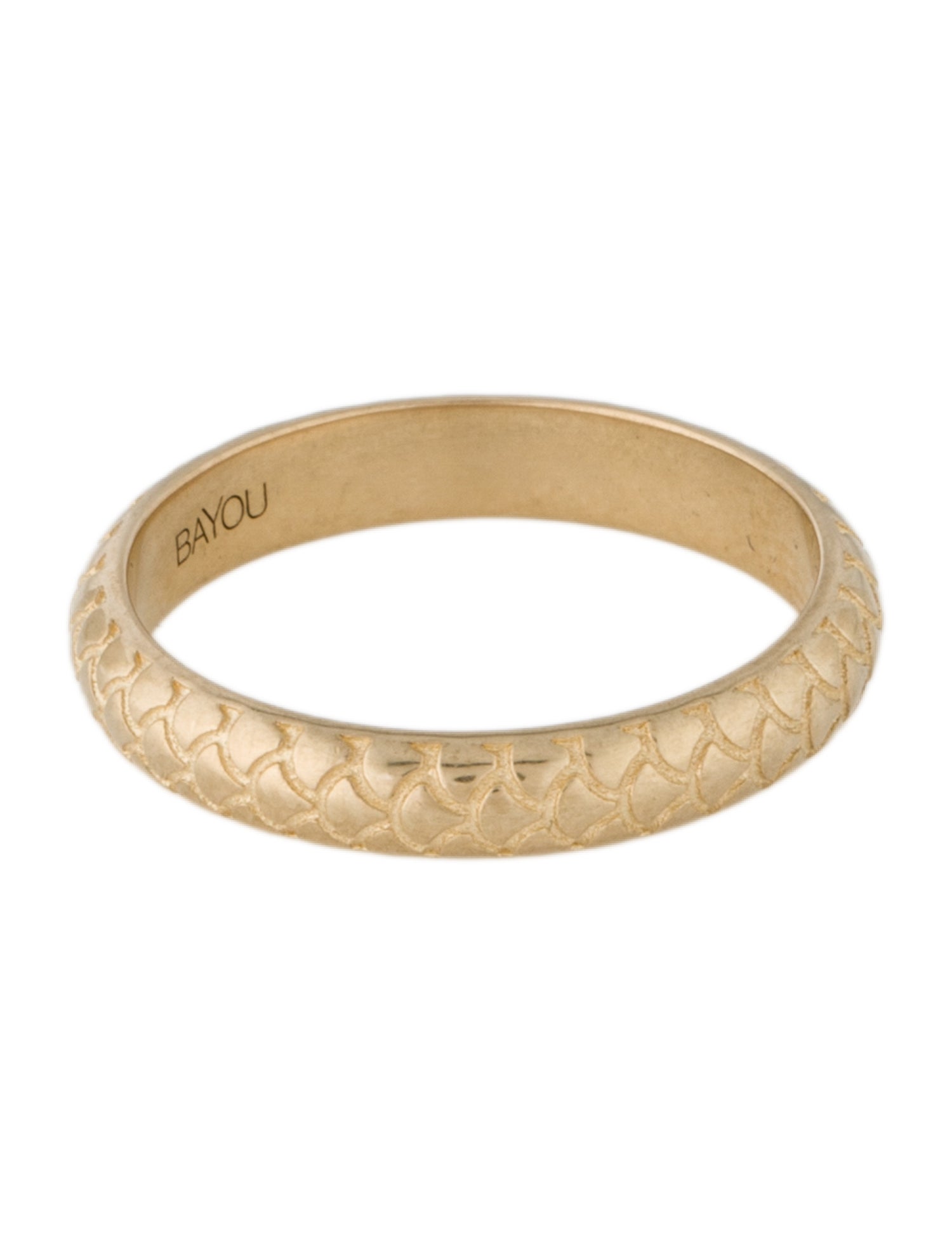 BaYou With Love 14K Mermaid Texture Band