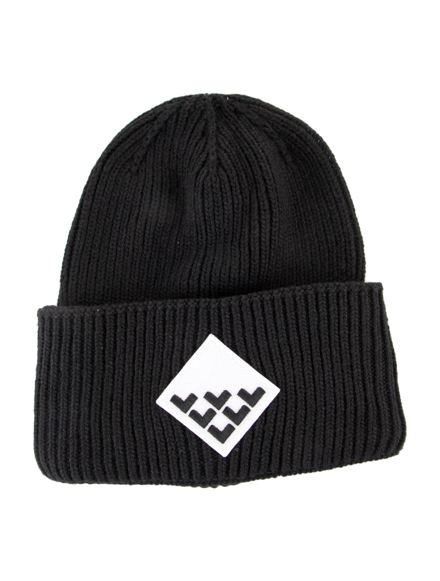 Black Crows Solid Rib Knit Beanie w/Tags