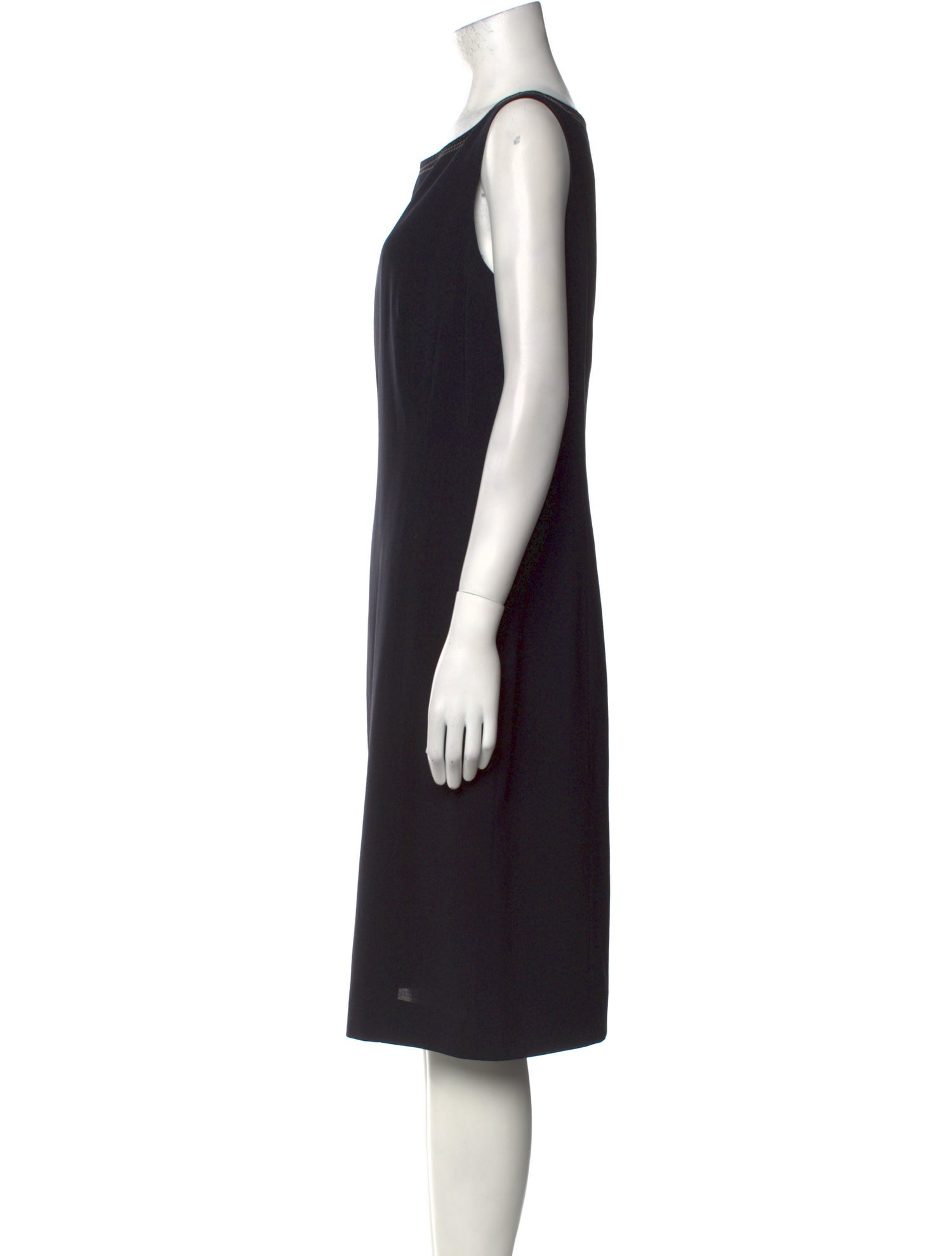 Bella Bicchi Virgin Wool Midi Length Dress