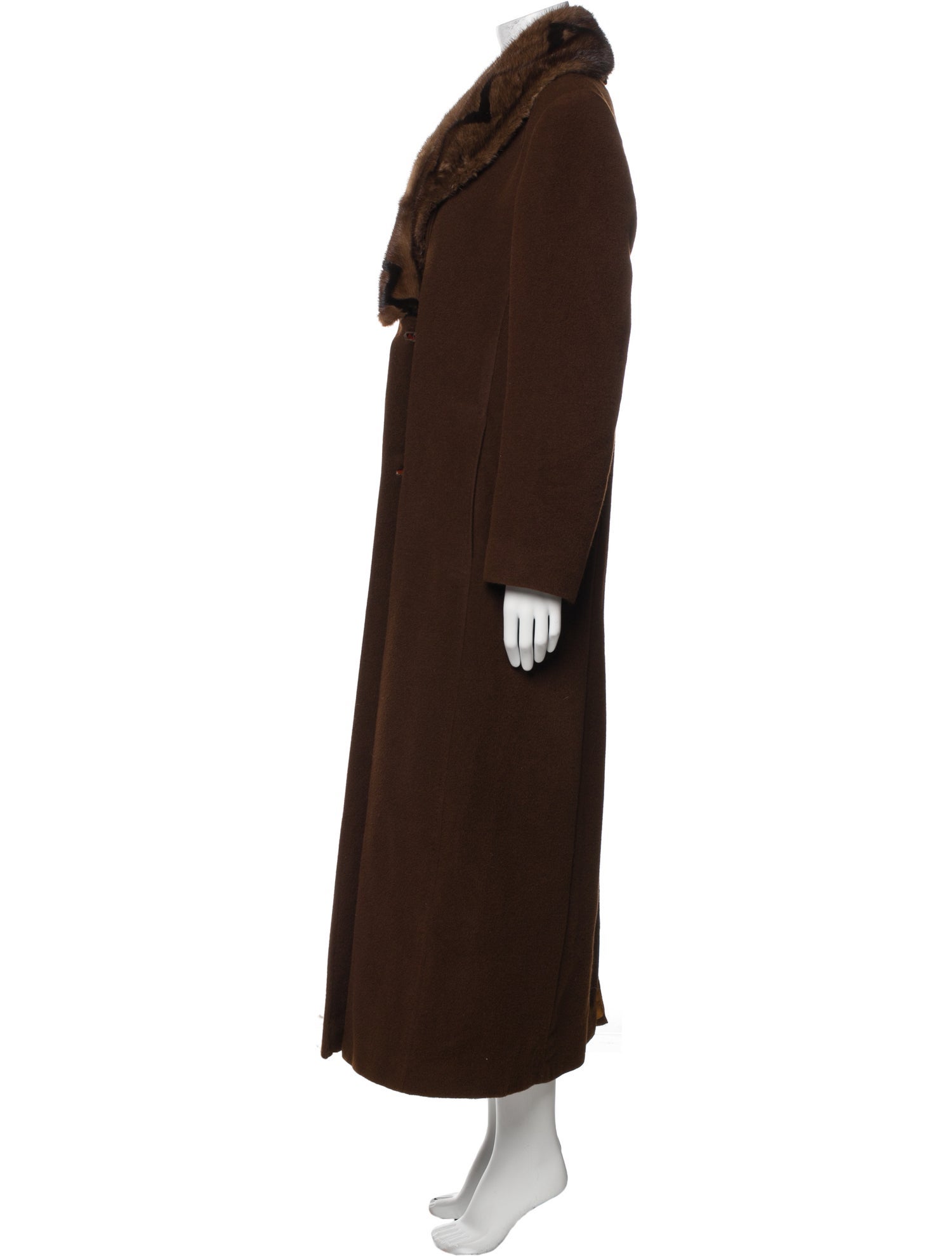 Bella Bicchi Wool Faux Fur Coat