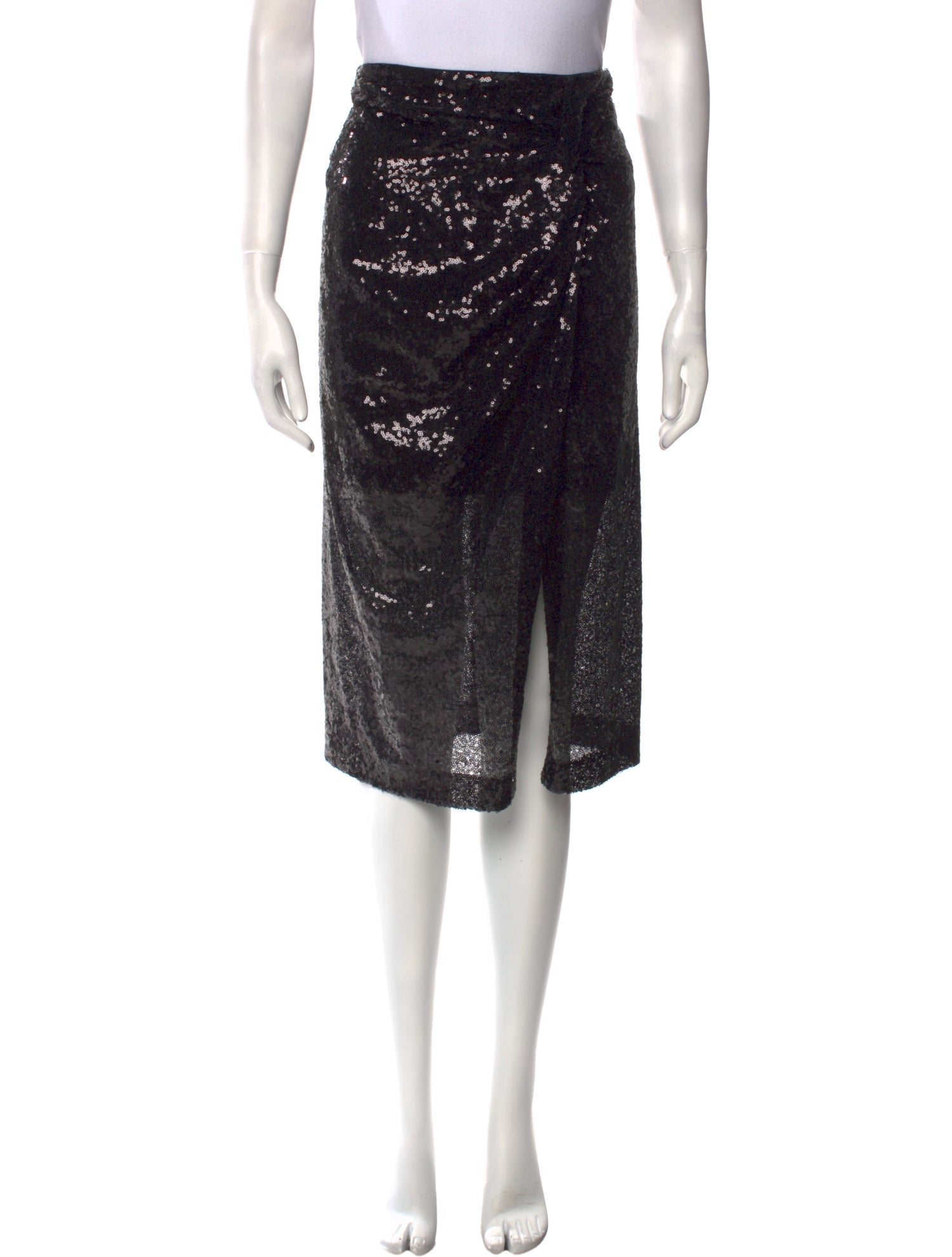 Belle Badgley Mishka Sequin Knee-Length Skirt w/ Tags