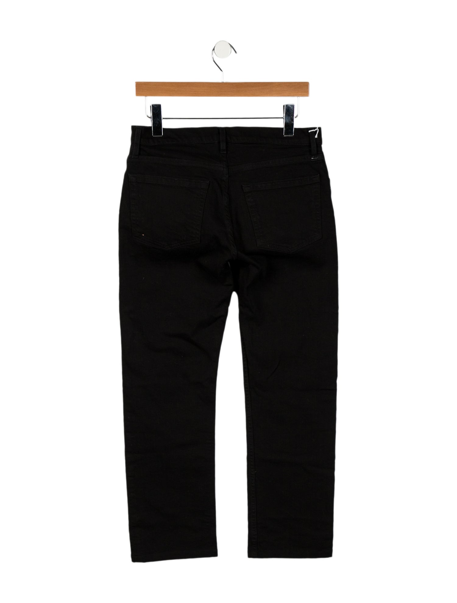 Burberry Brit Mid-Rise Straight Leg Jeans