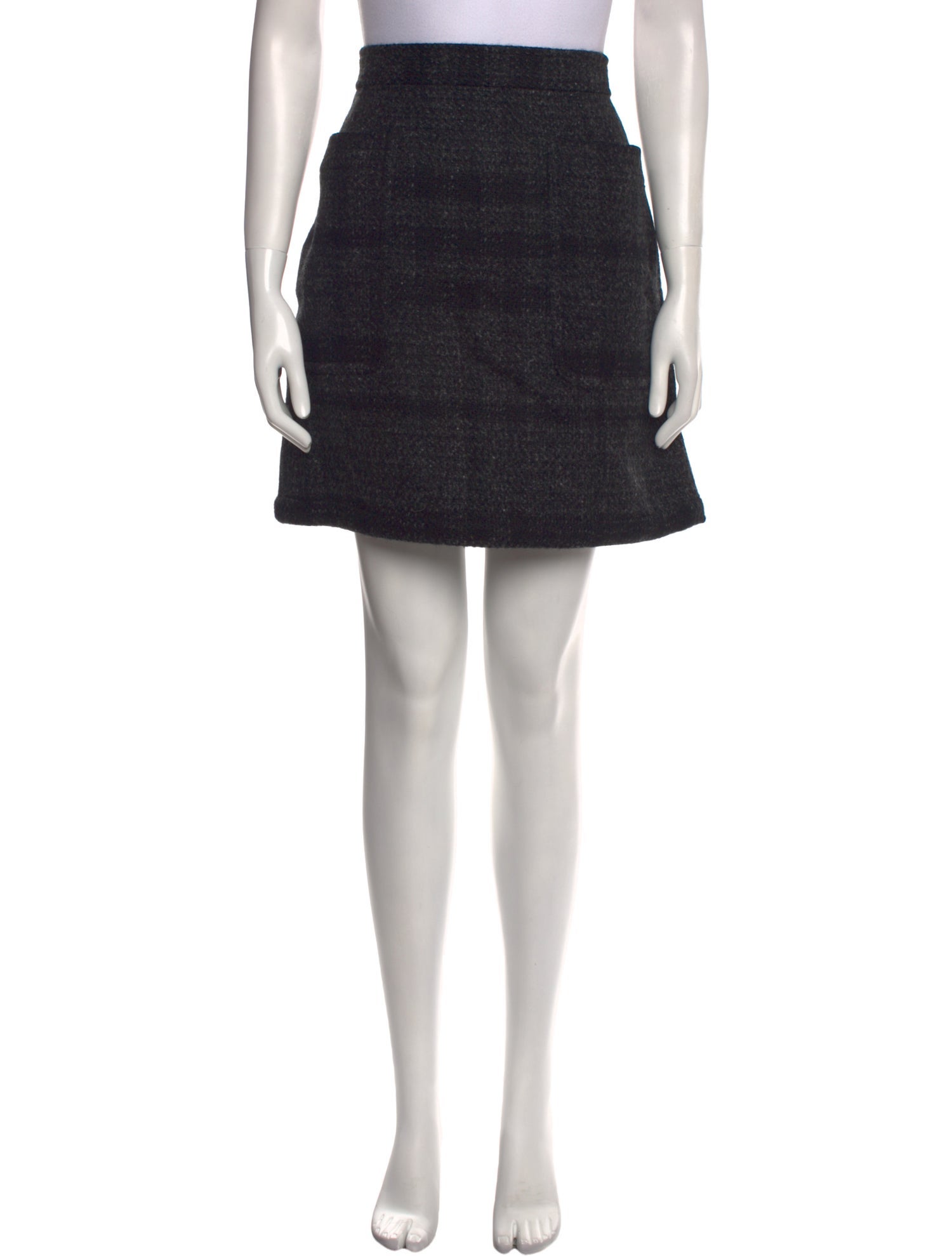 Moncler Nylon Mini Skirt - Black Skirts, Clothing