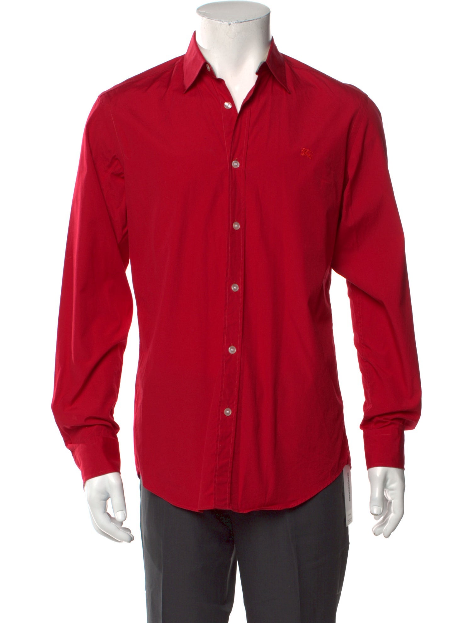 Burberry Brit TB Monogram Long Sleeve Dress Shirt