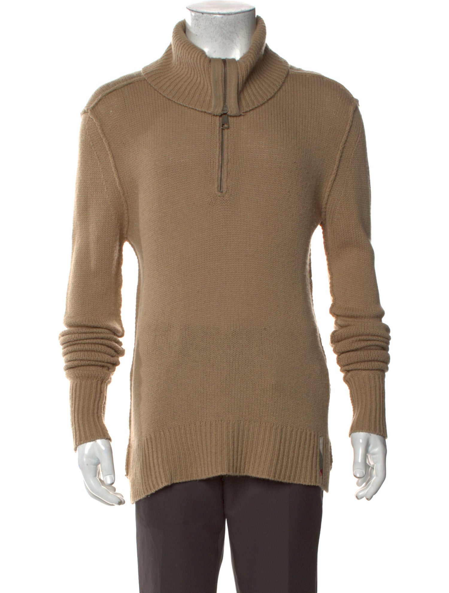 Burberry Brit House Check Pattern Wool Pullover