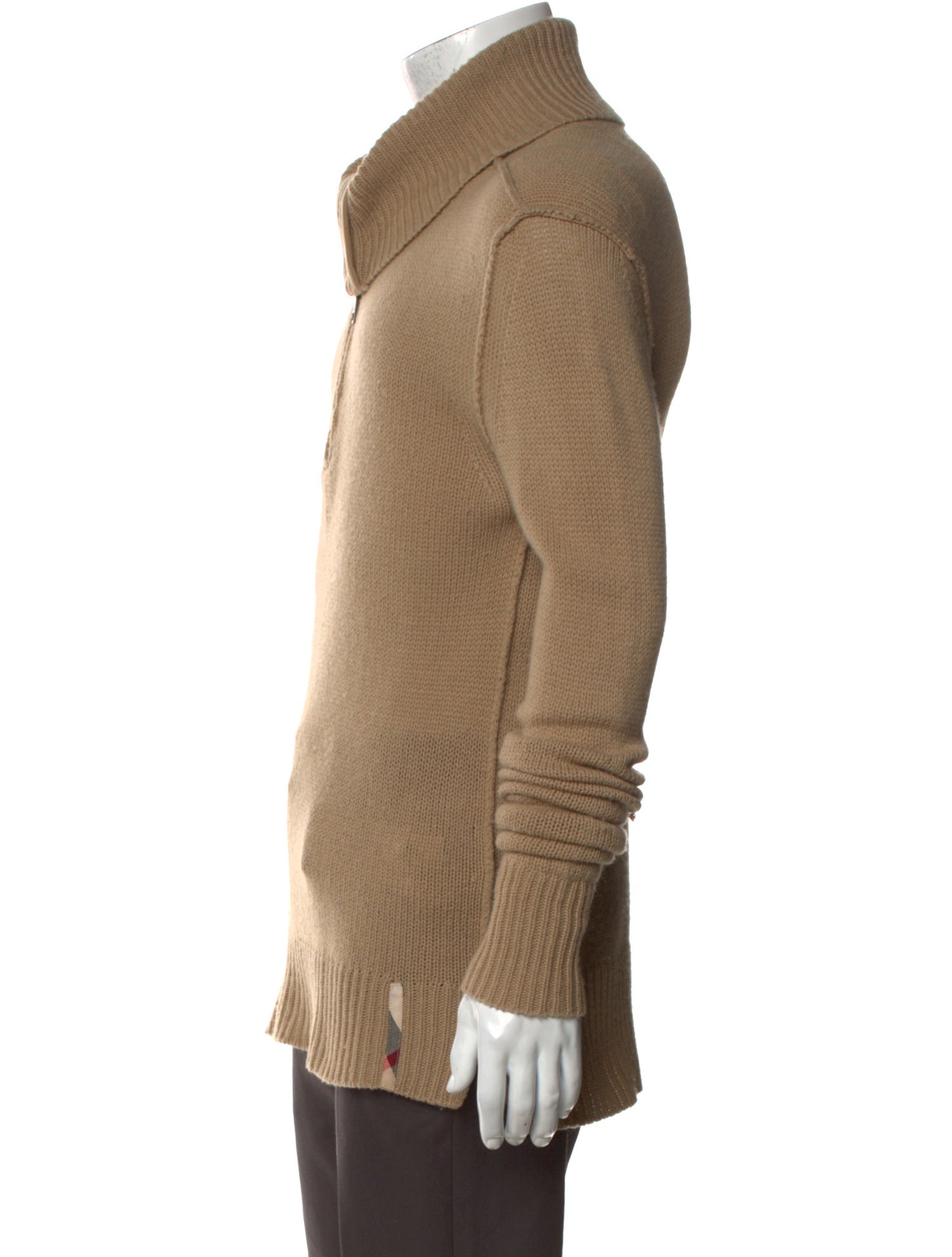 Burberry Brit House Check Pattern Wool Pullover